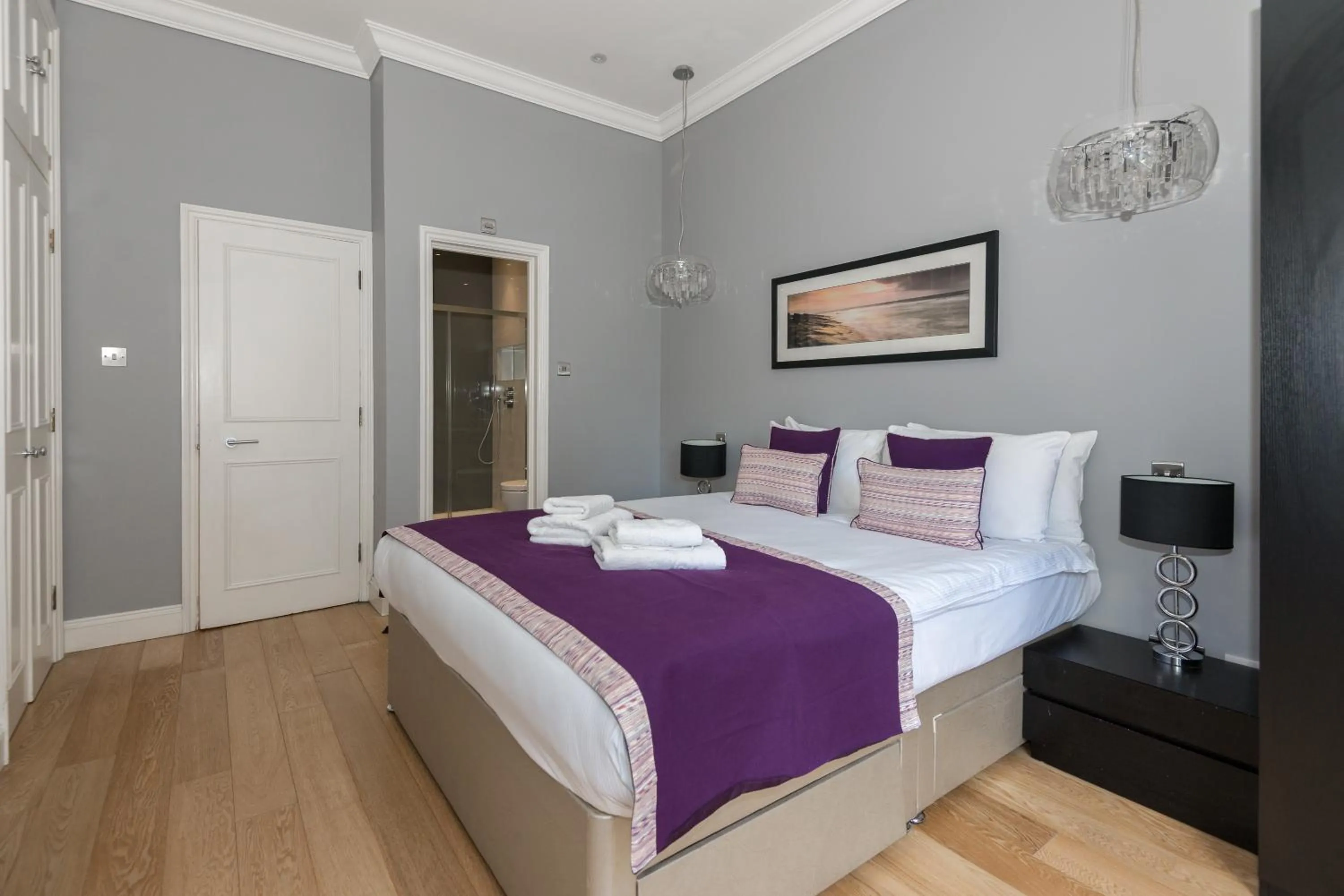 Bedroom in Mayfair private Apartments