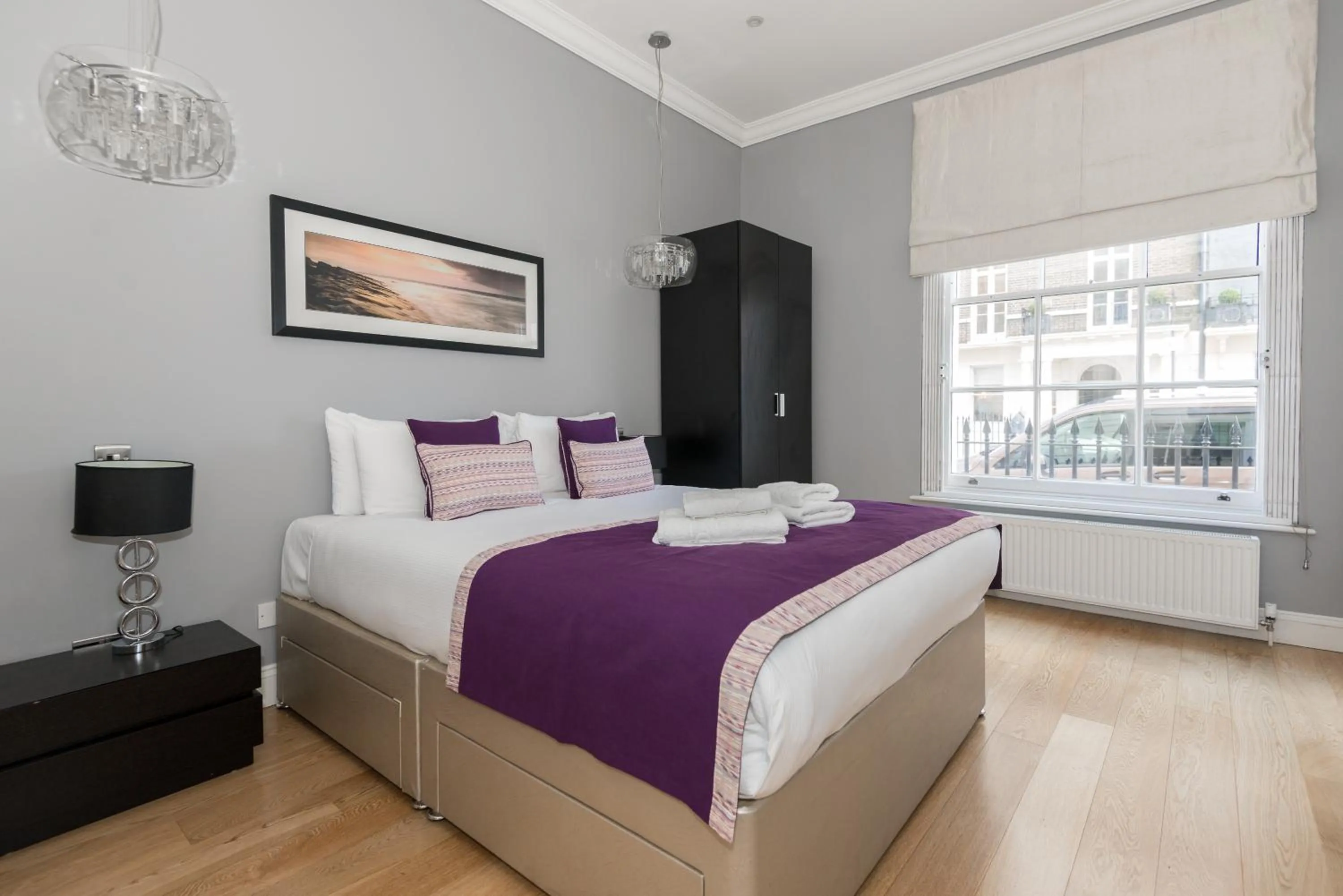 Bedroom in Mayfair private Apartments