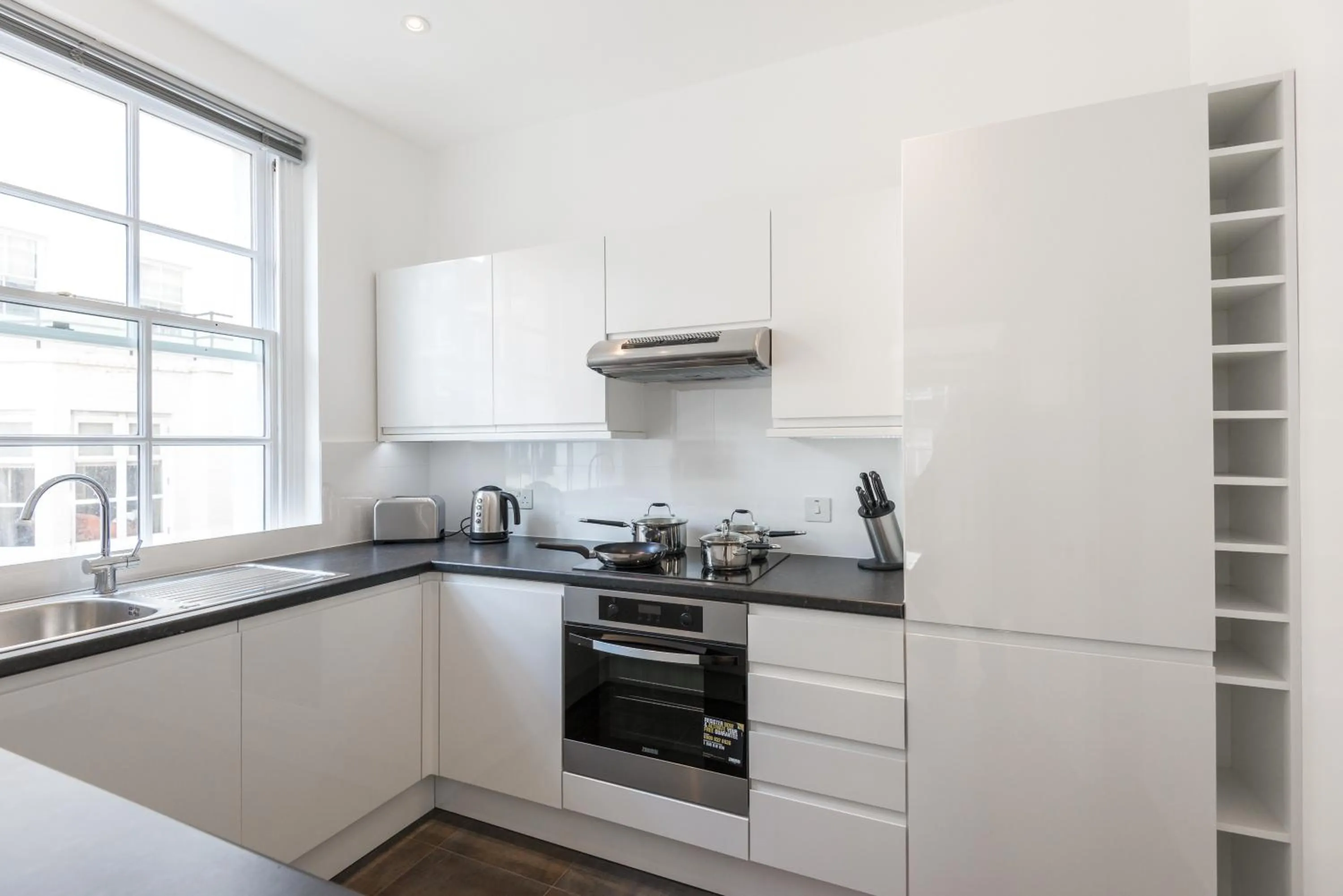 Property building, Kitchen/Kitchenette in Mayfair private Apartments