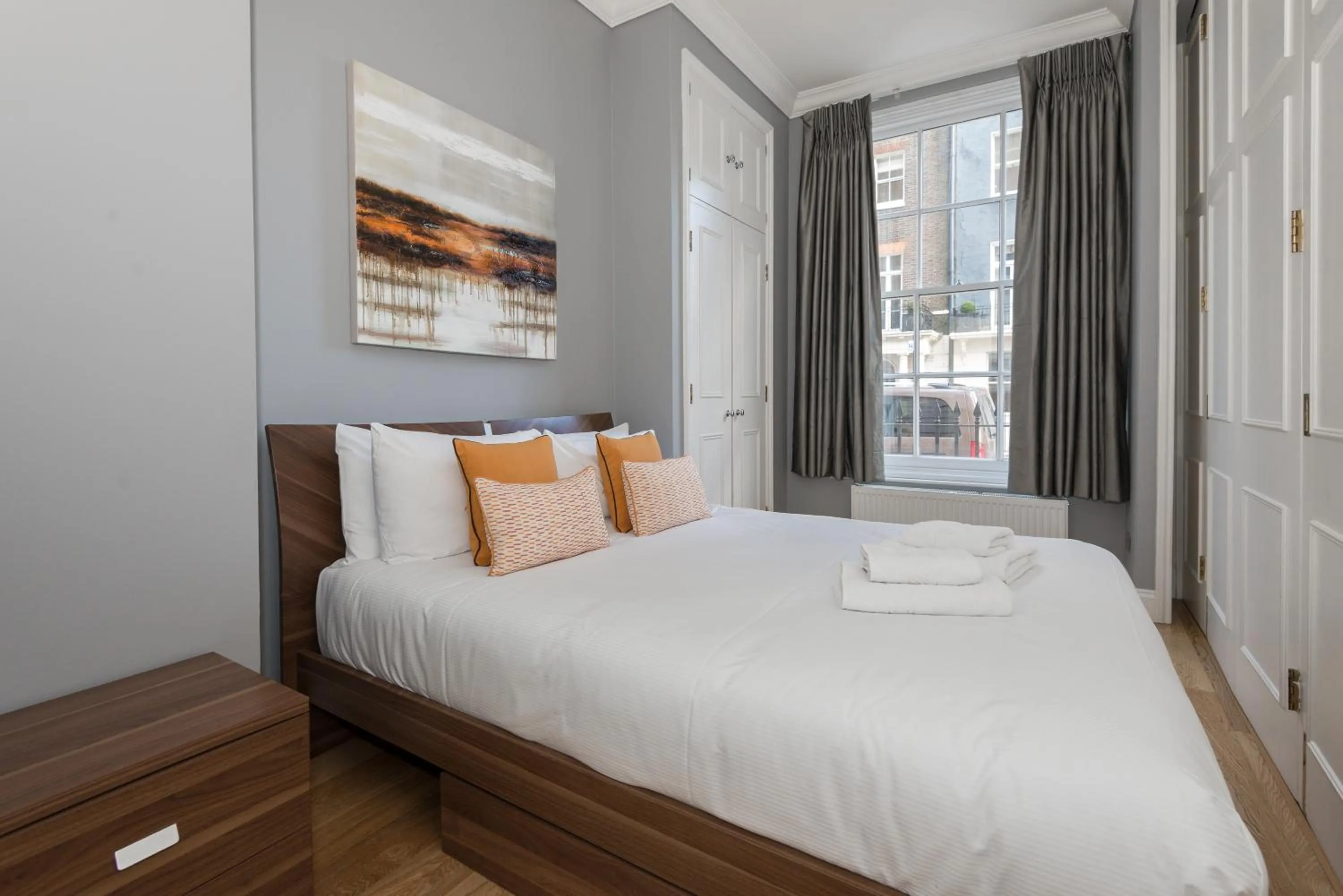 Bedroom in Mayfair private Apartments