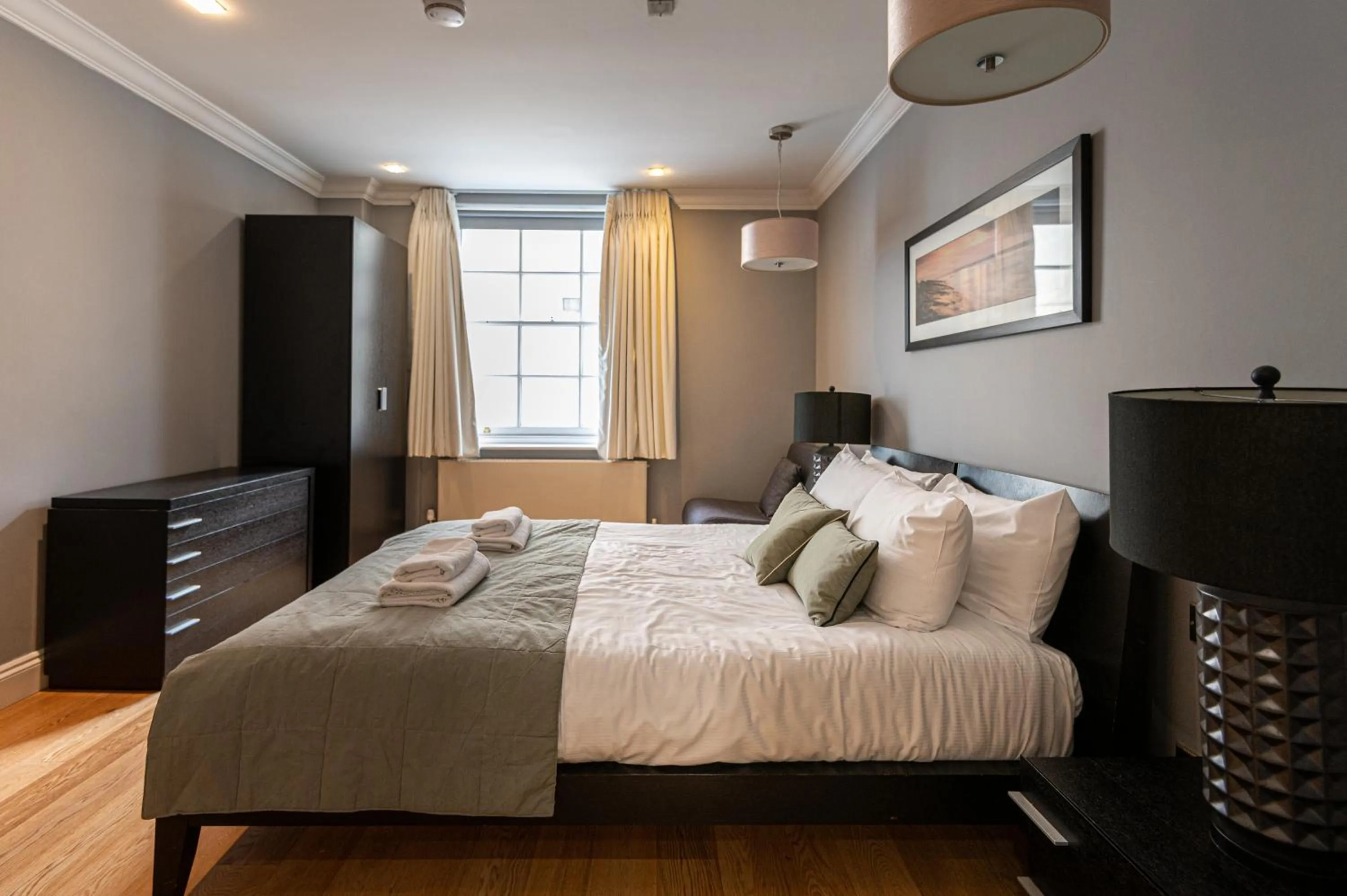 Bedroom in Mayfair private Apartments