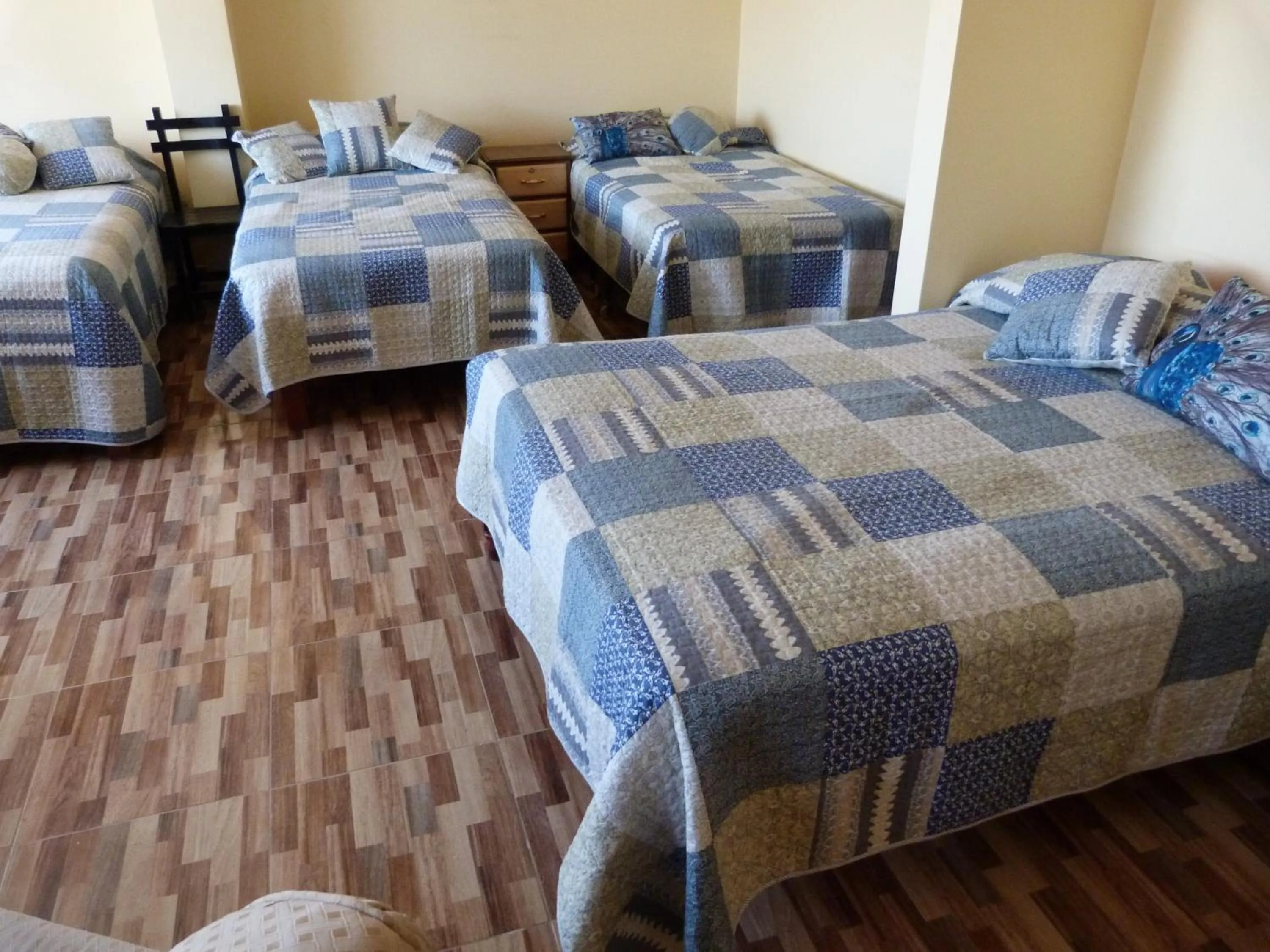 Photo of the whole room, Bed in Matryoshka