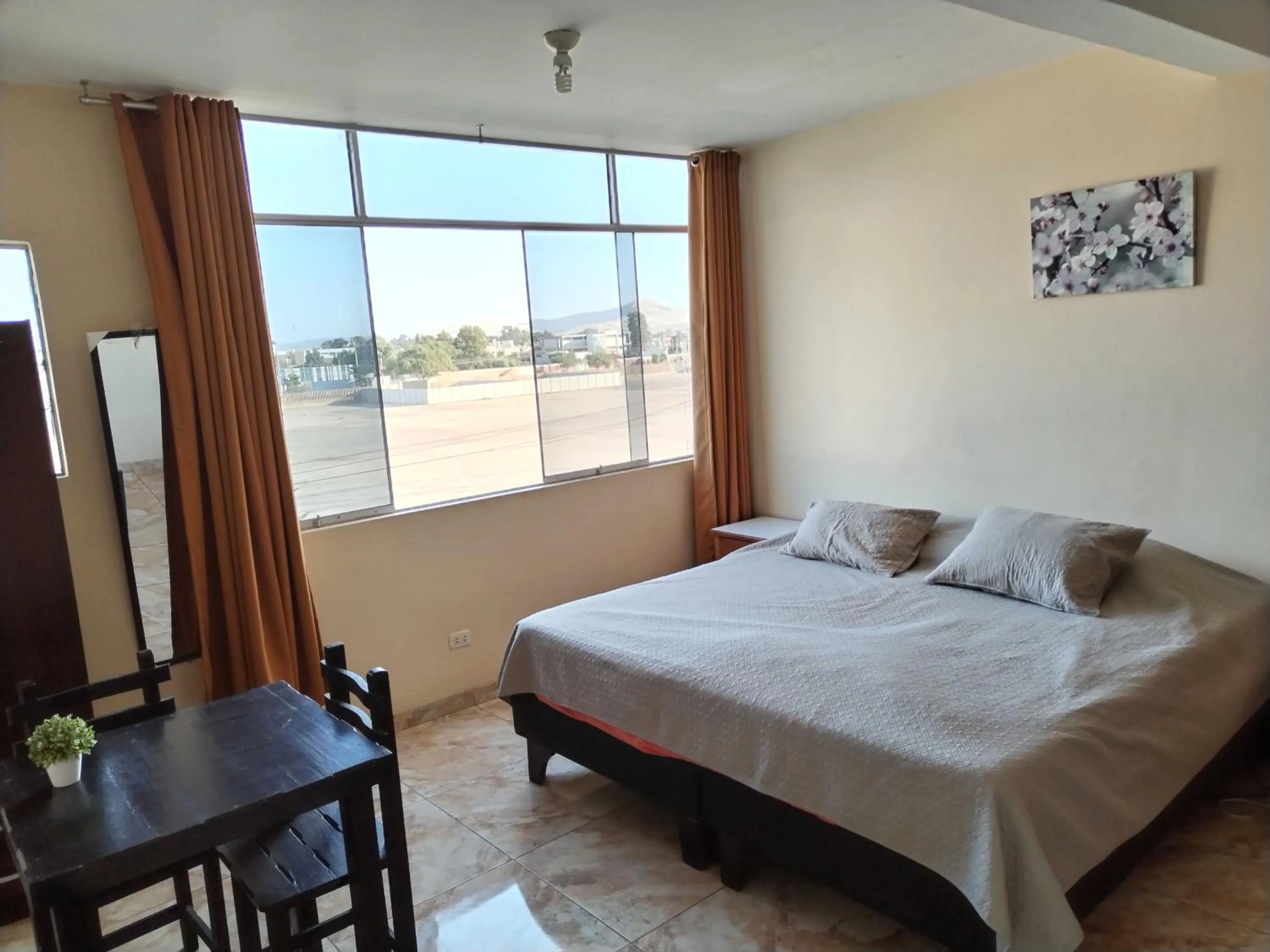 Photo of the whole room, Bed in Matryoshka