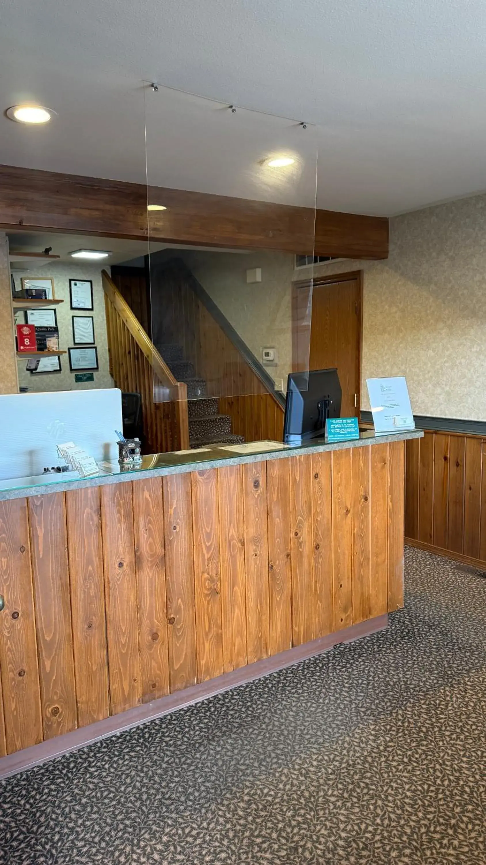 Lobby or reception in Stewart Lodge Lobby or reception in Stewart Lodge