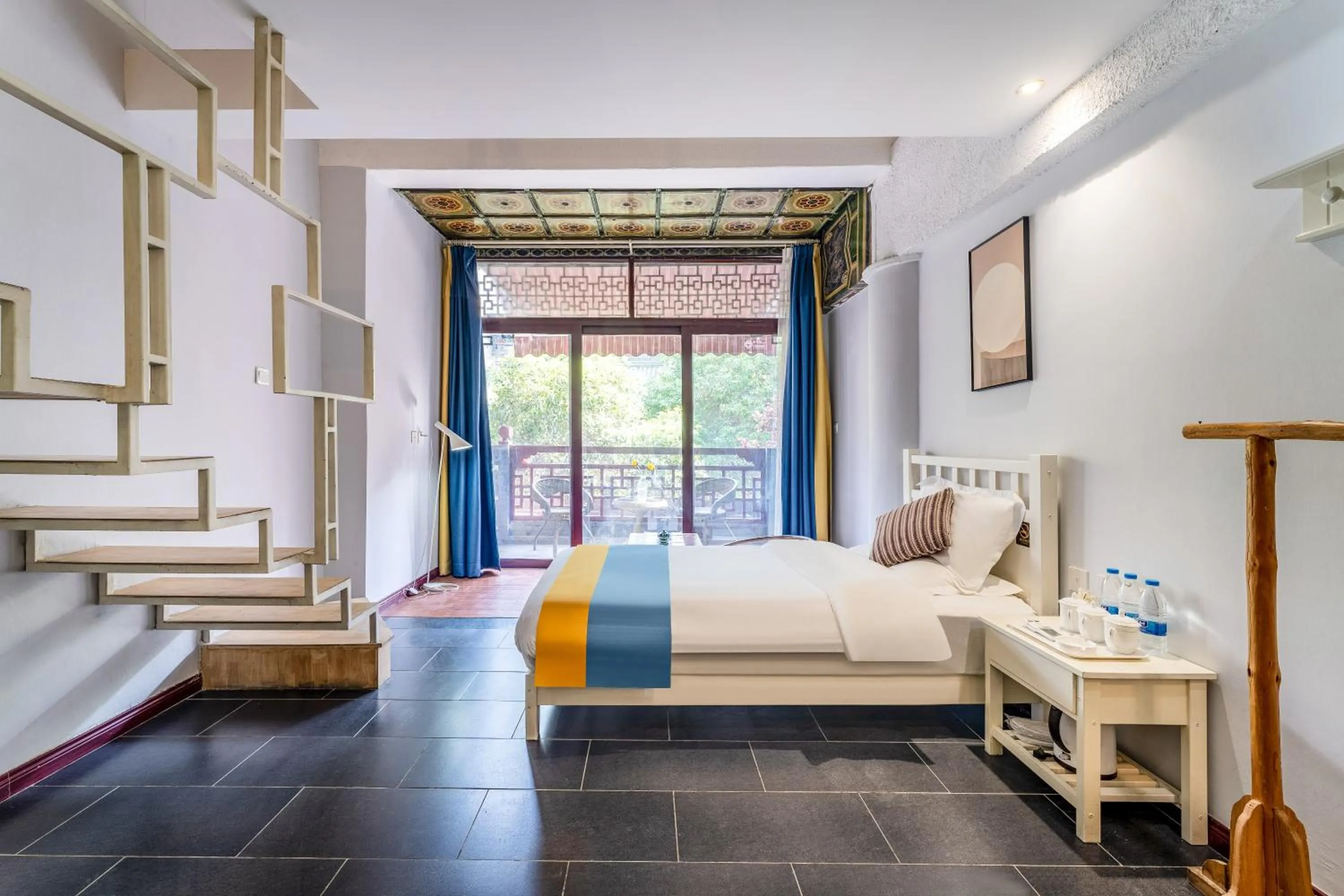 Bed in Xi'an See Tang Guesthouse