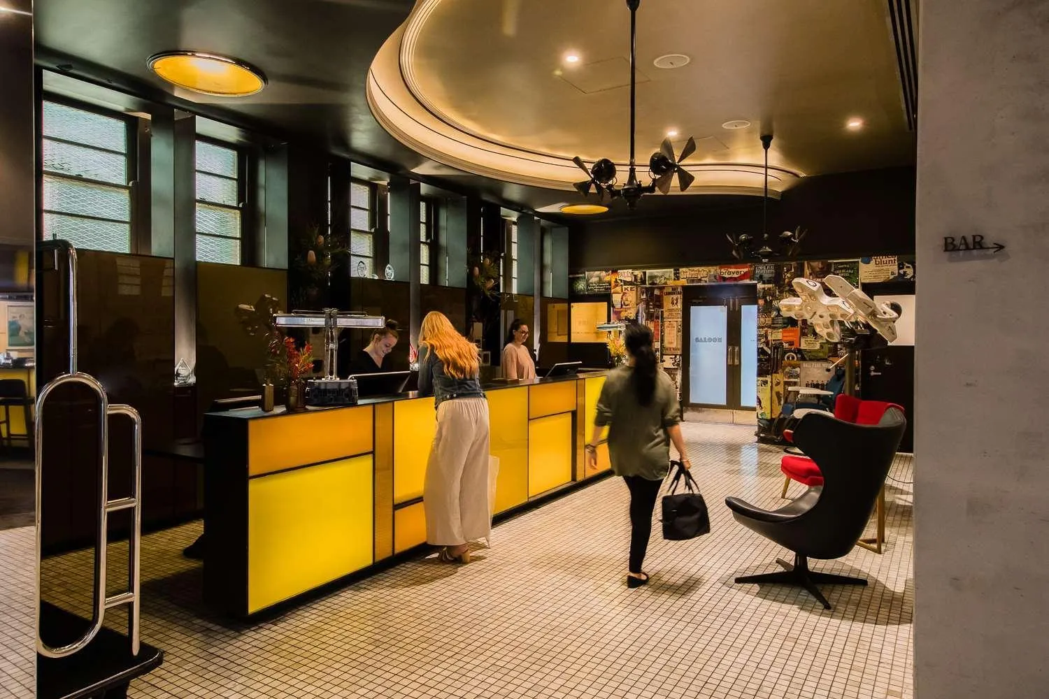 Lobby or reception in The Old Clare by Ode Hotels