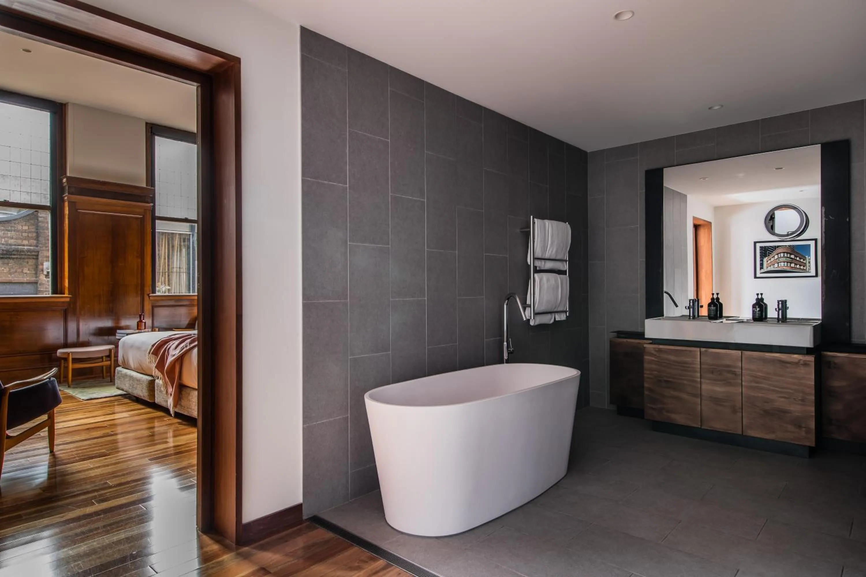 Bathroom in The Old Clare by Ode Hotels