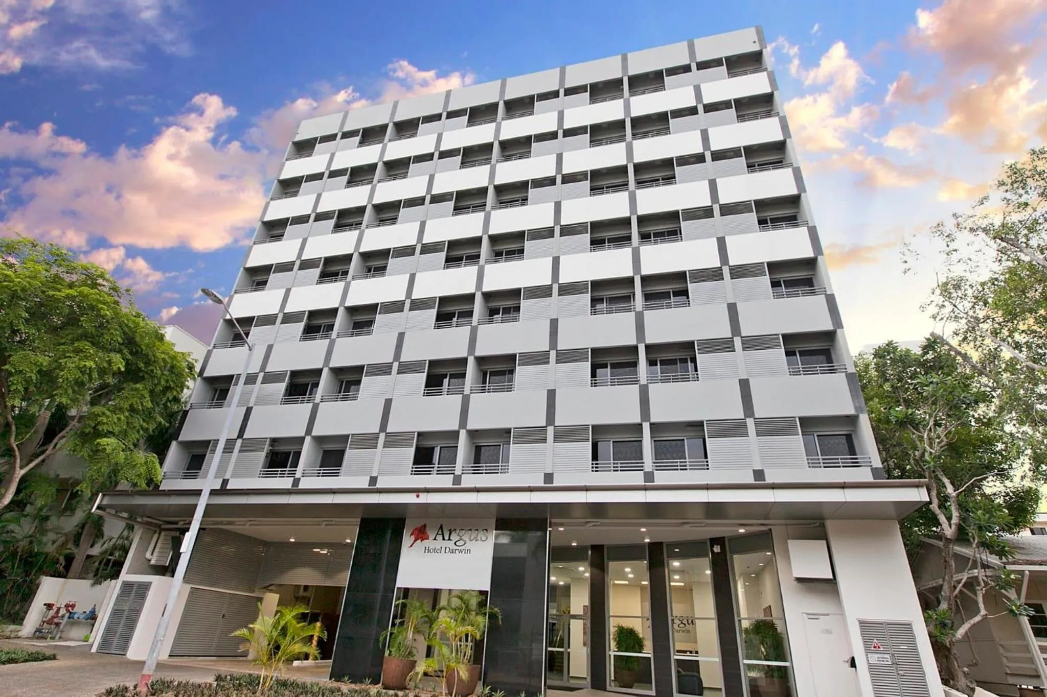 Property building in Argus Hotel Darwin