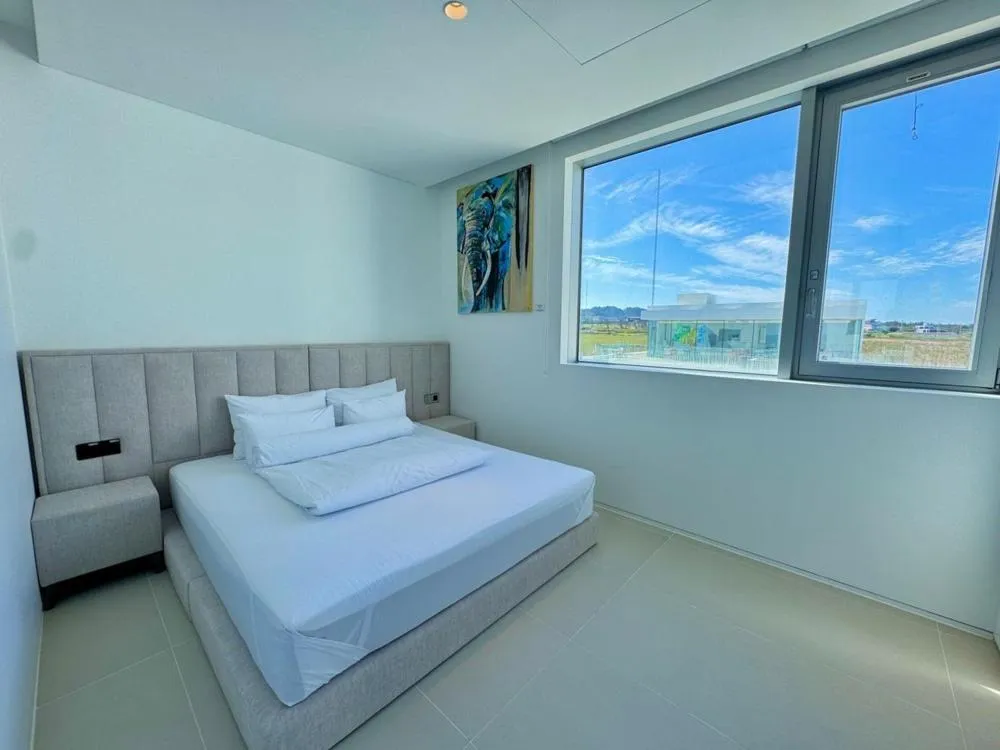 Bed in Pohang Starscape Pool Villa