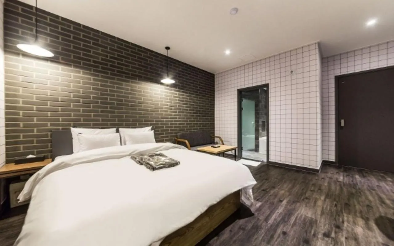 Bed in Gangdong Moon Boutique Hotel