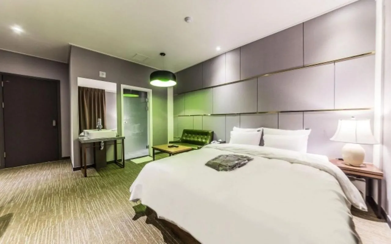Bed in Gangdong Moon Boutique Hotel