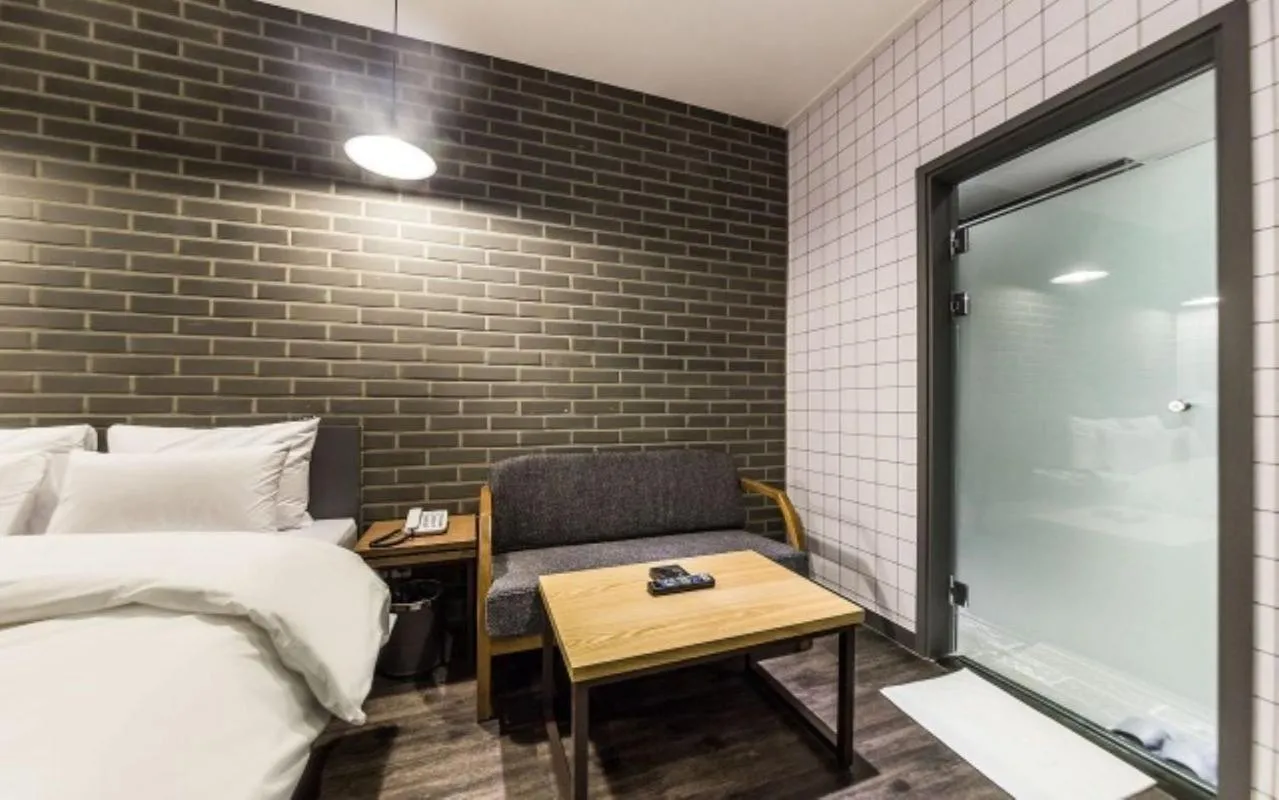 Photo of the whole room, Bed in Gangdong Moon Boutique Hotel