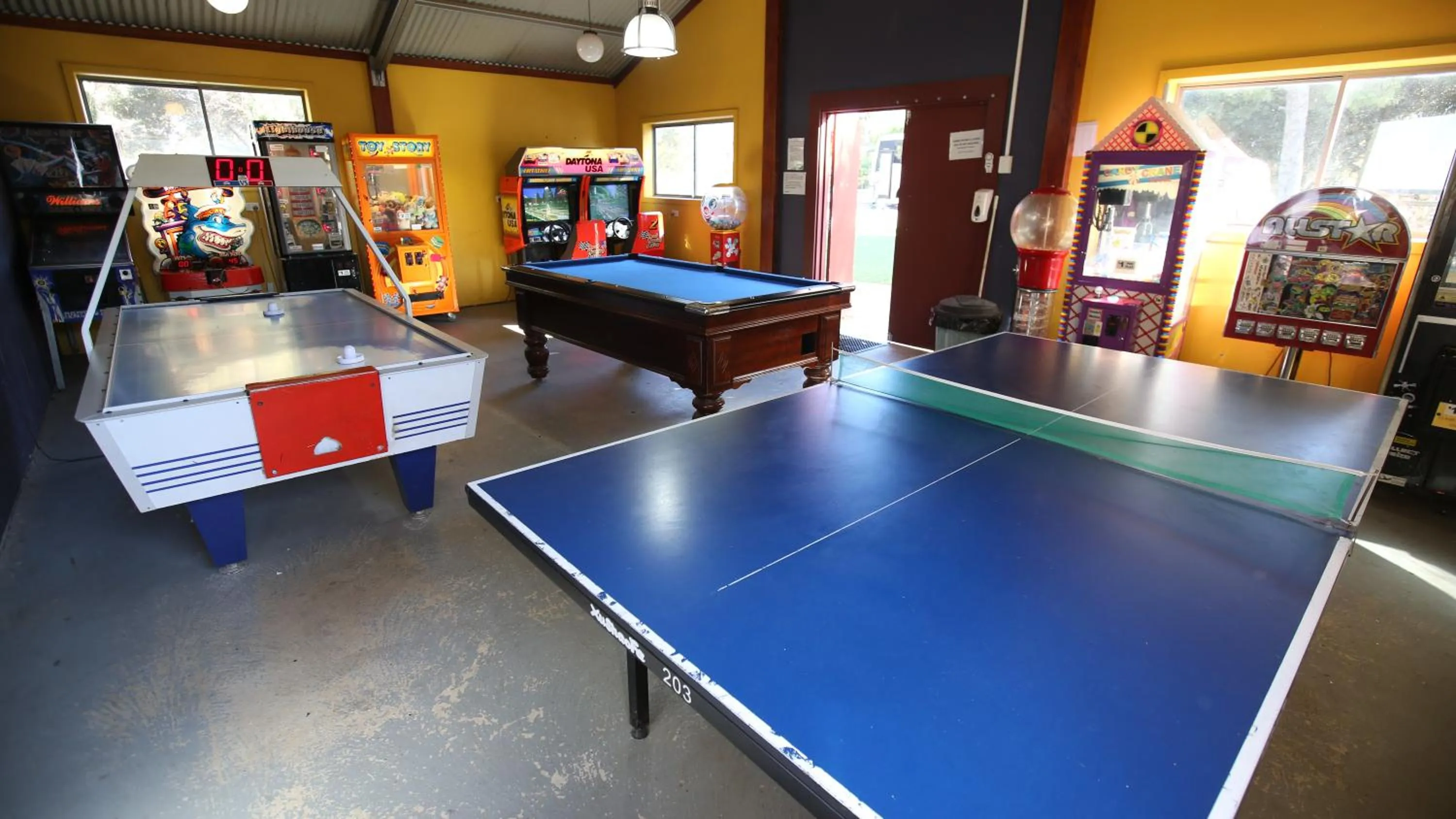 Game Room in BIG4 Port Willunga Tourist Park