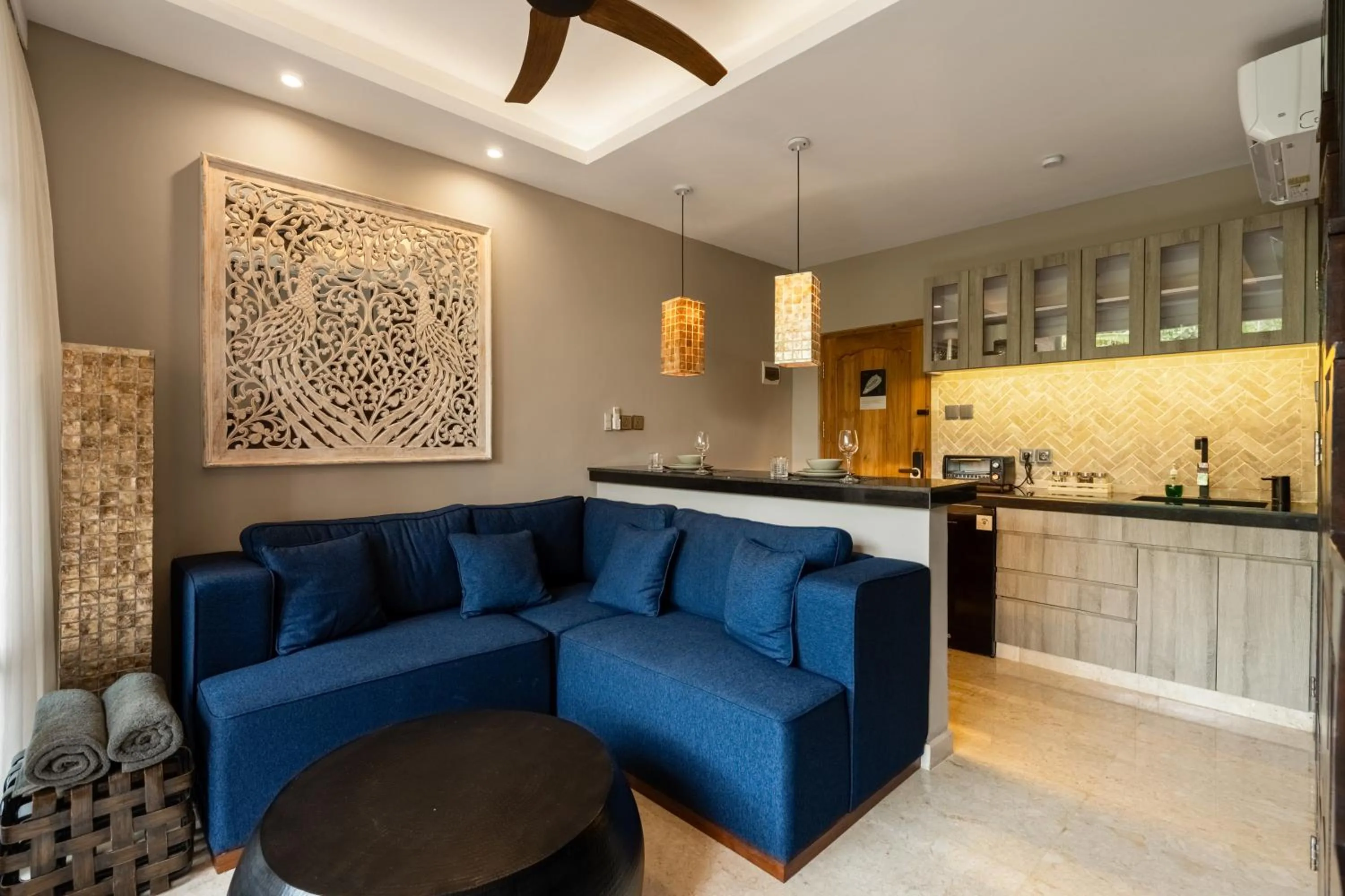 Living room in Baliris Canggu Villa by Betterplace