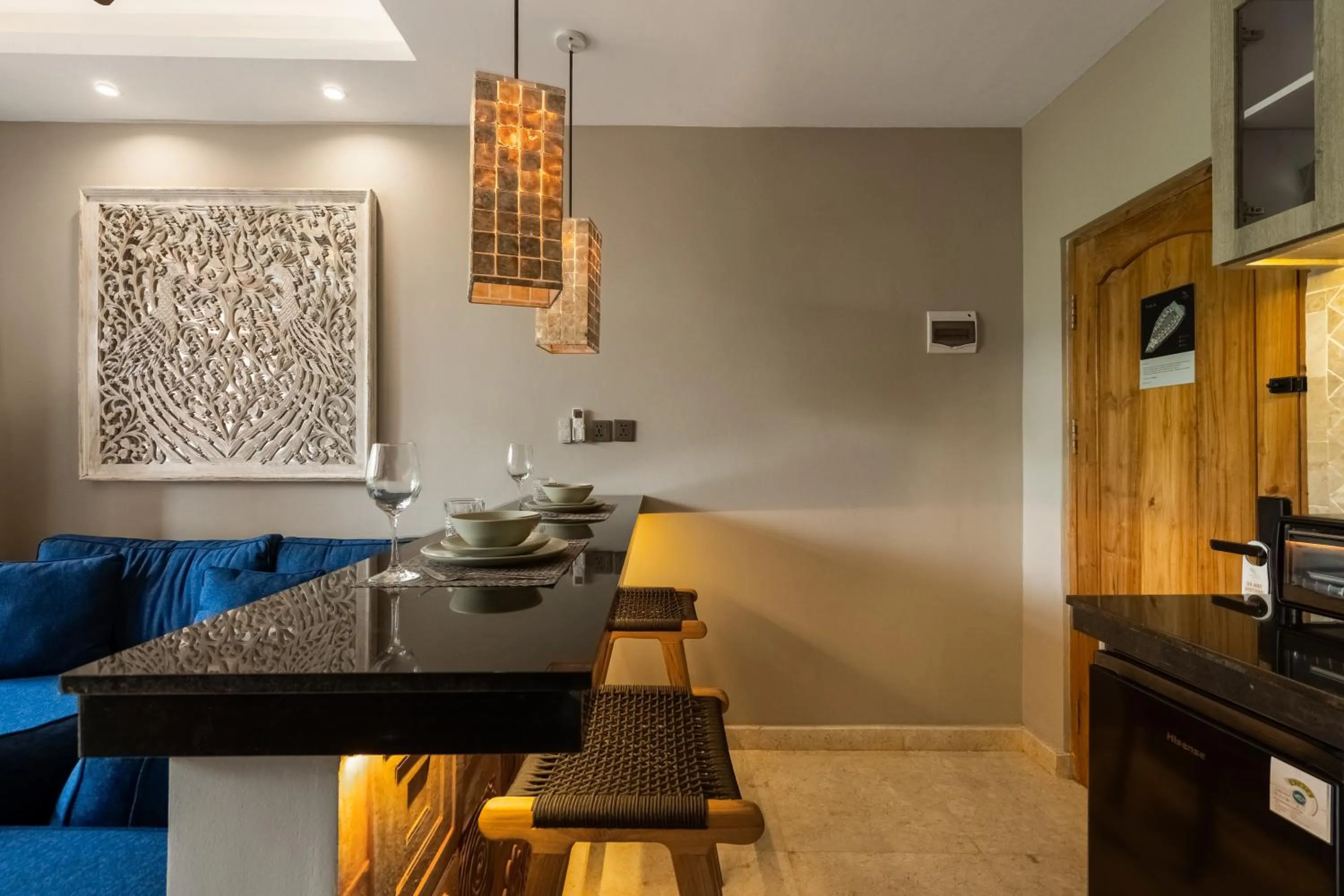 Dining area in Baliris Canggu Villa by Betterplace