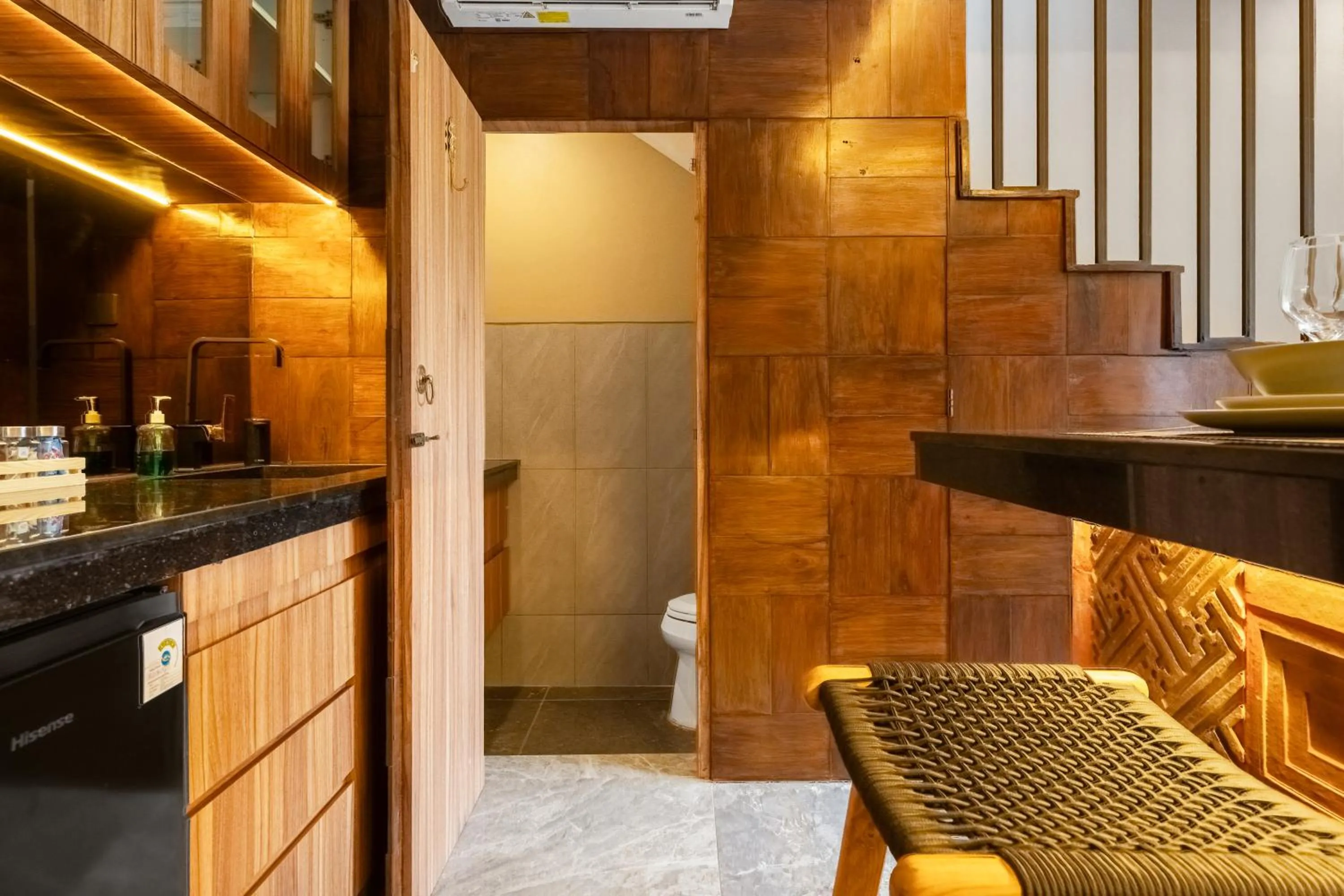 Kitchen or kitchenette in Baliris Canggu Villa by Betterplace