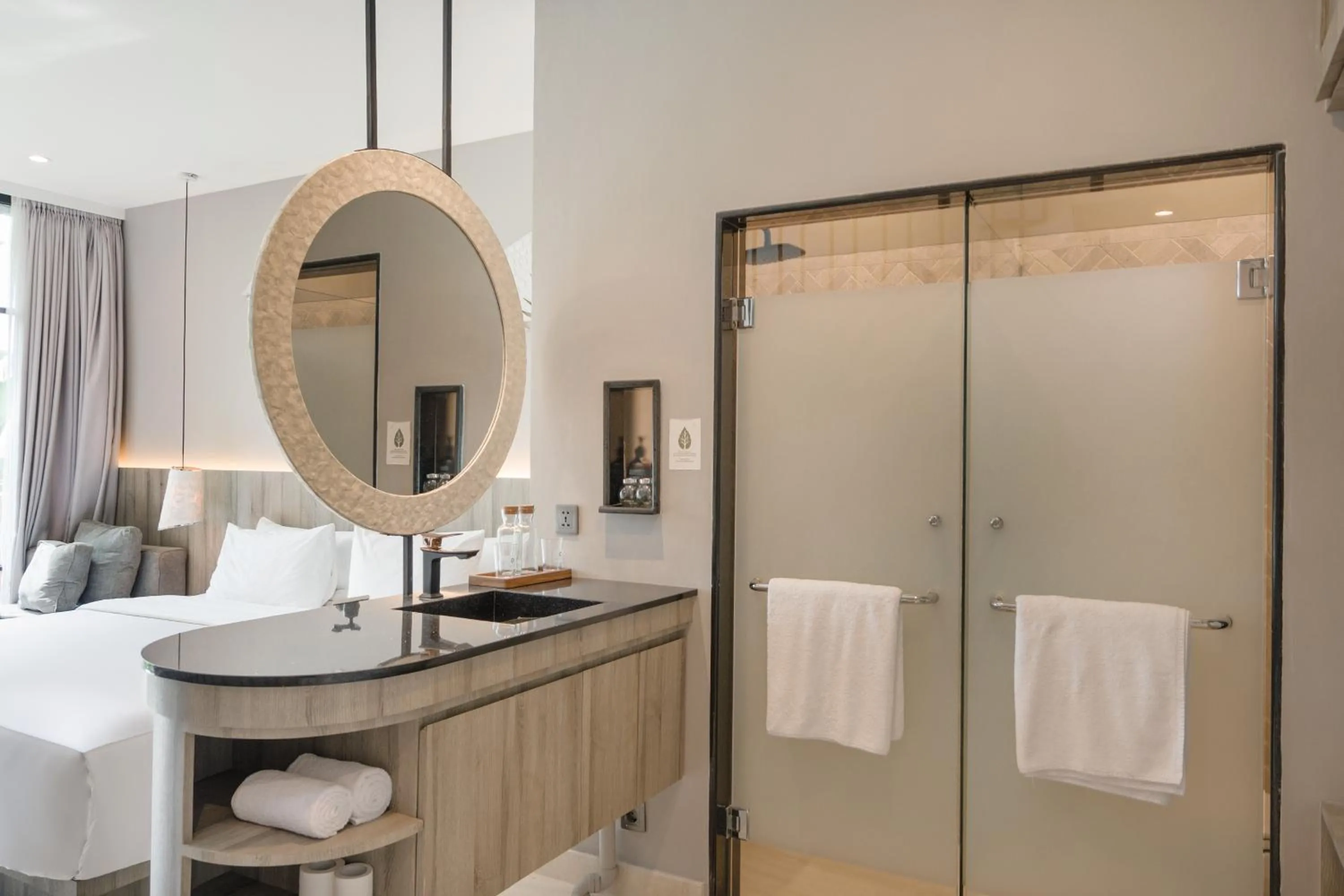 Bathroom, Bed in Baliris Canggu Villa by Betterplace