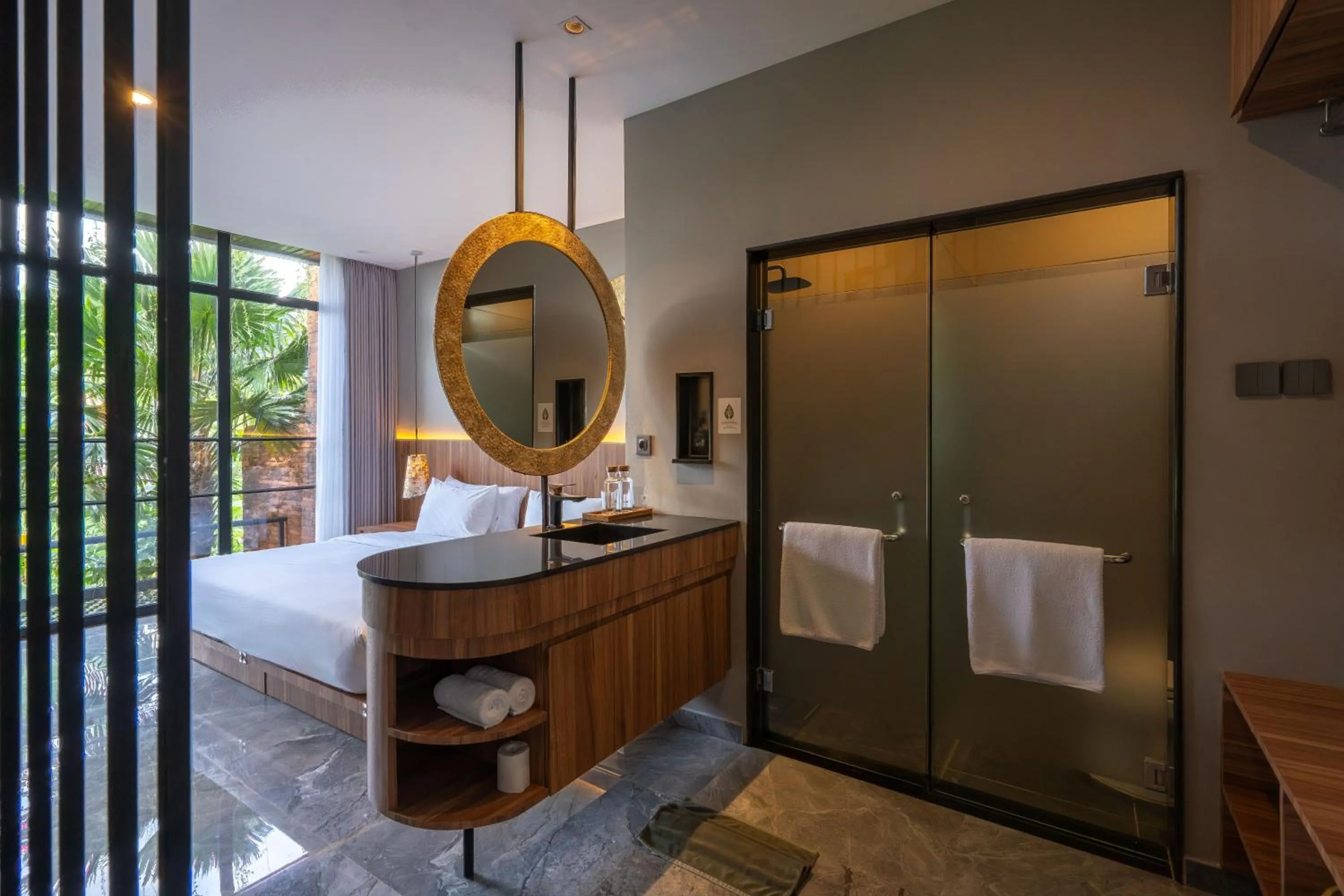 Bathroom, Bed in Baliris Canggu Villa by Betterplace