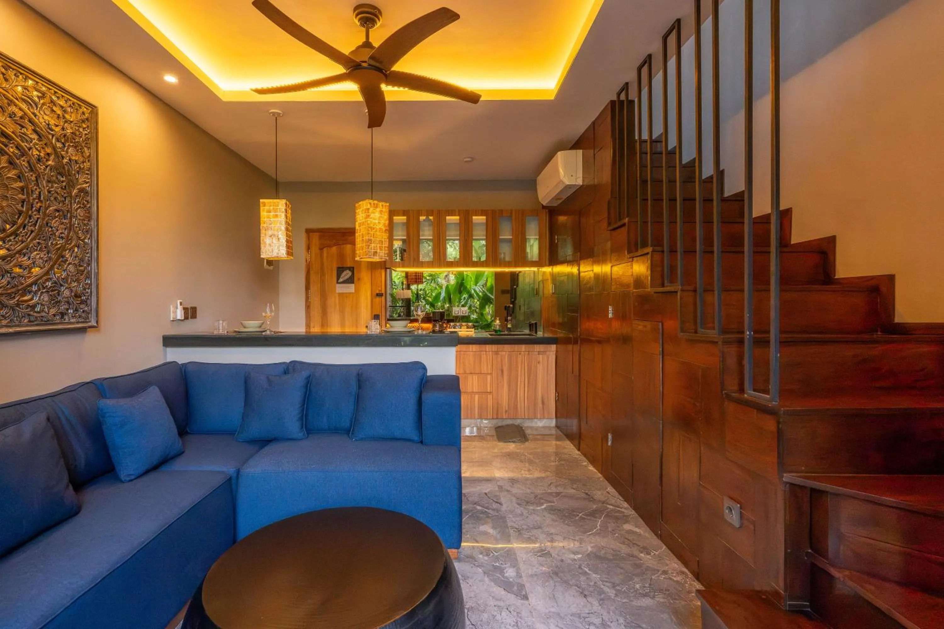 Living room in Baliris Canggu Villa by Betterplace