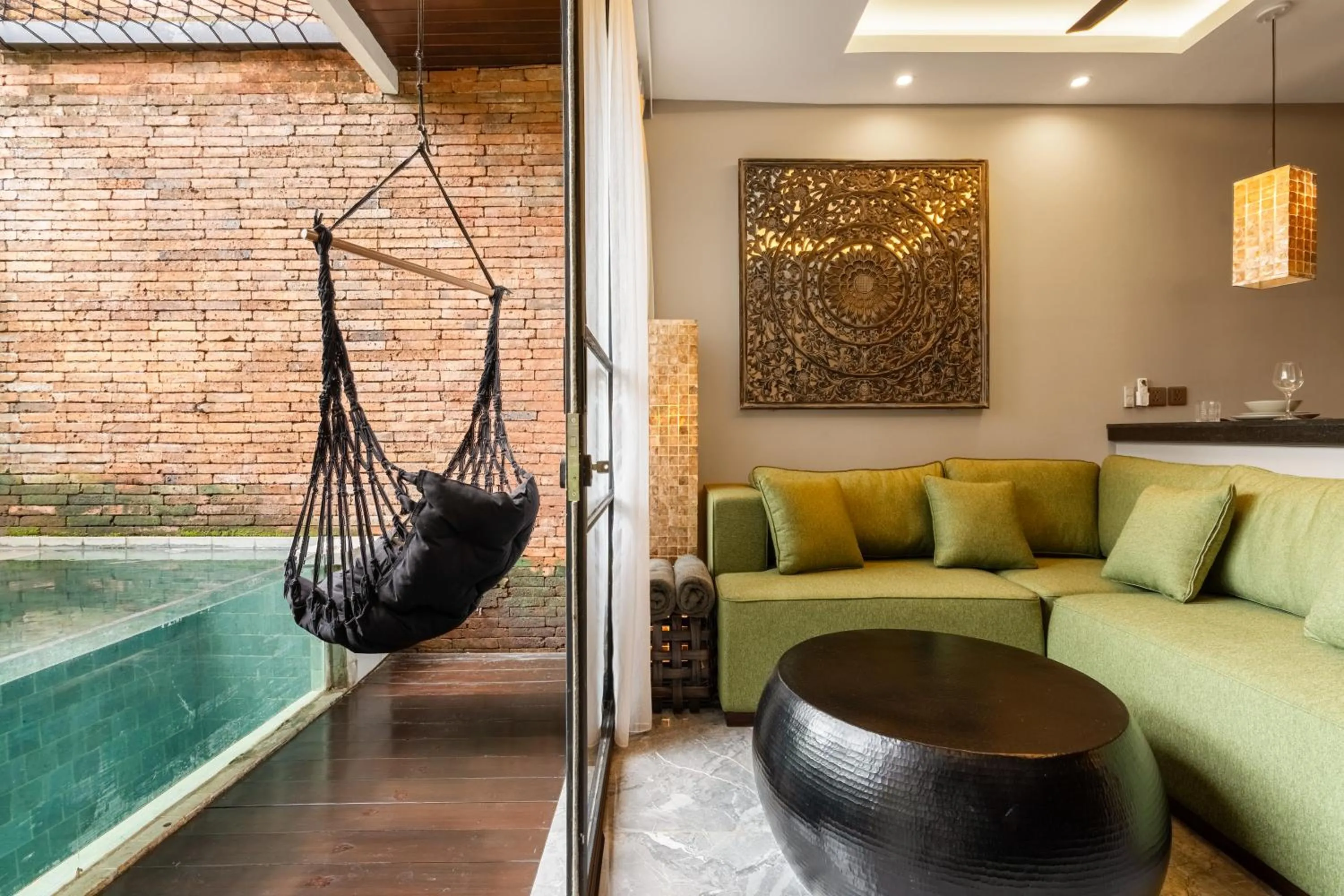Living room in Baliris Canggu Villa by Betterplace