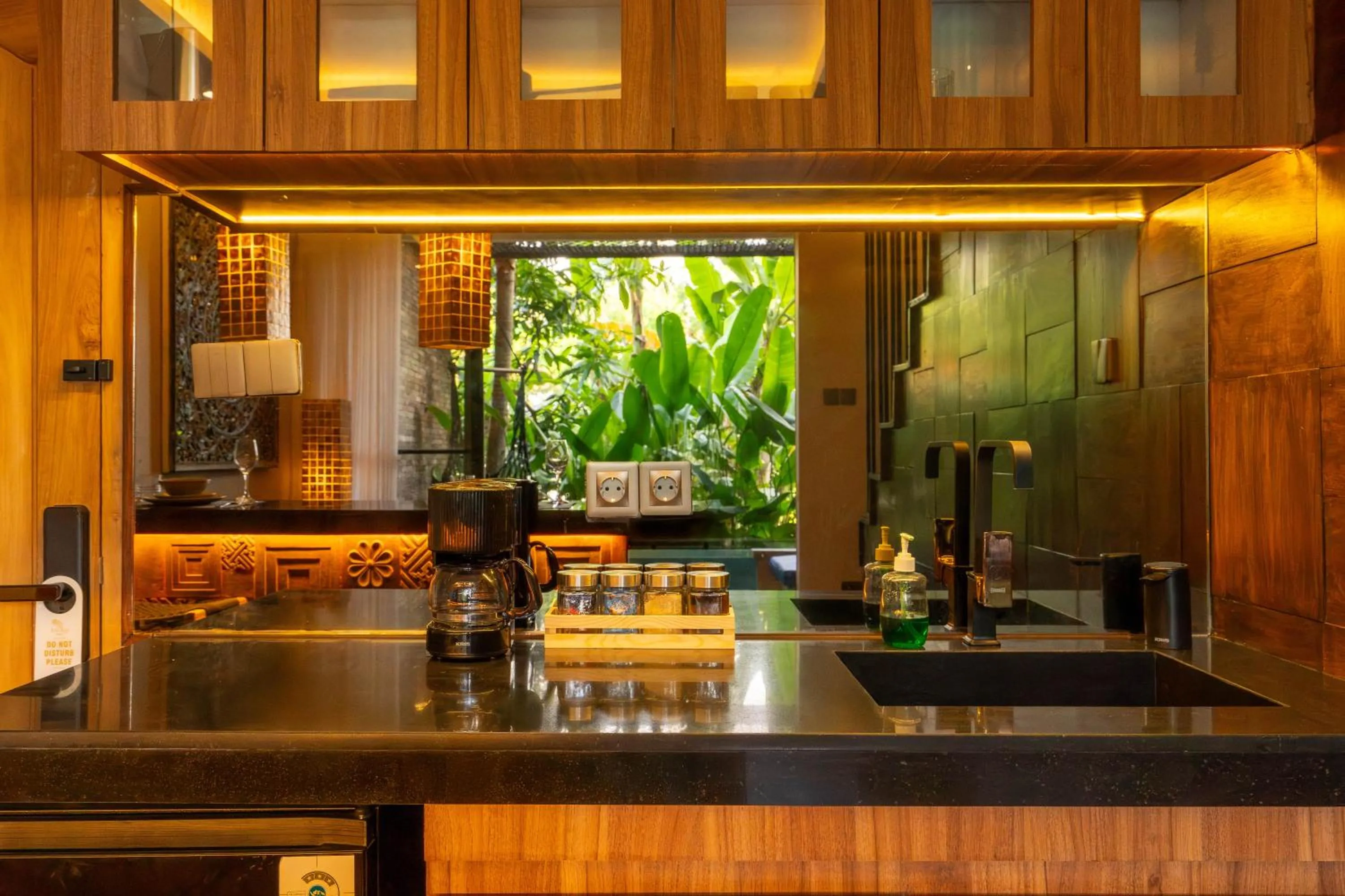 Kitchen or kitchenette in Baliris Canggu Villa by Betterplace