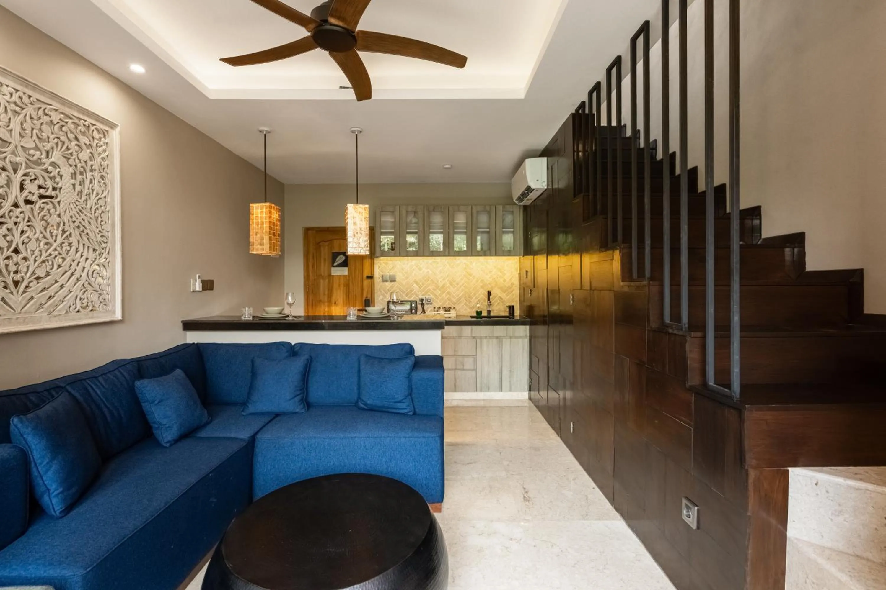 Living room in Baliris Canggu Villa by Betterplace