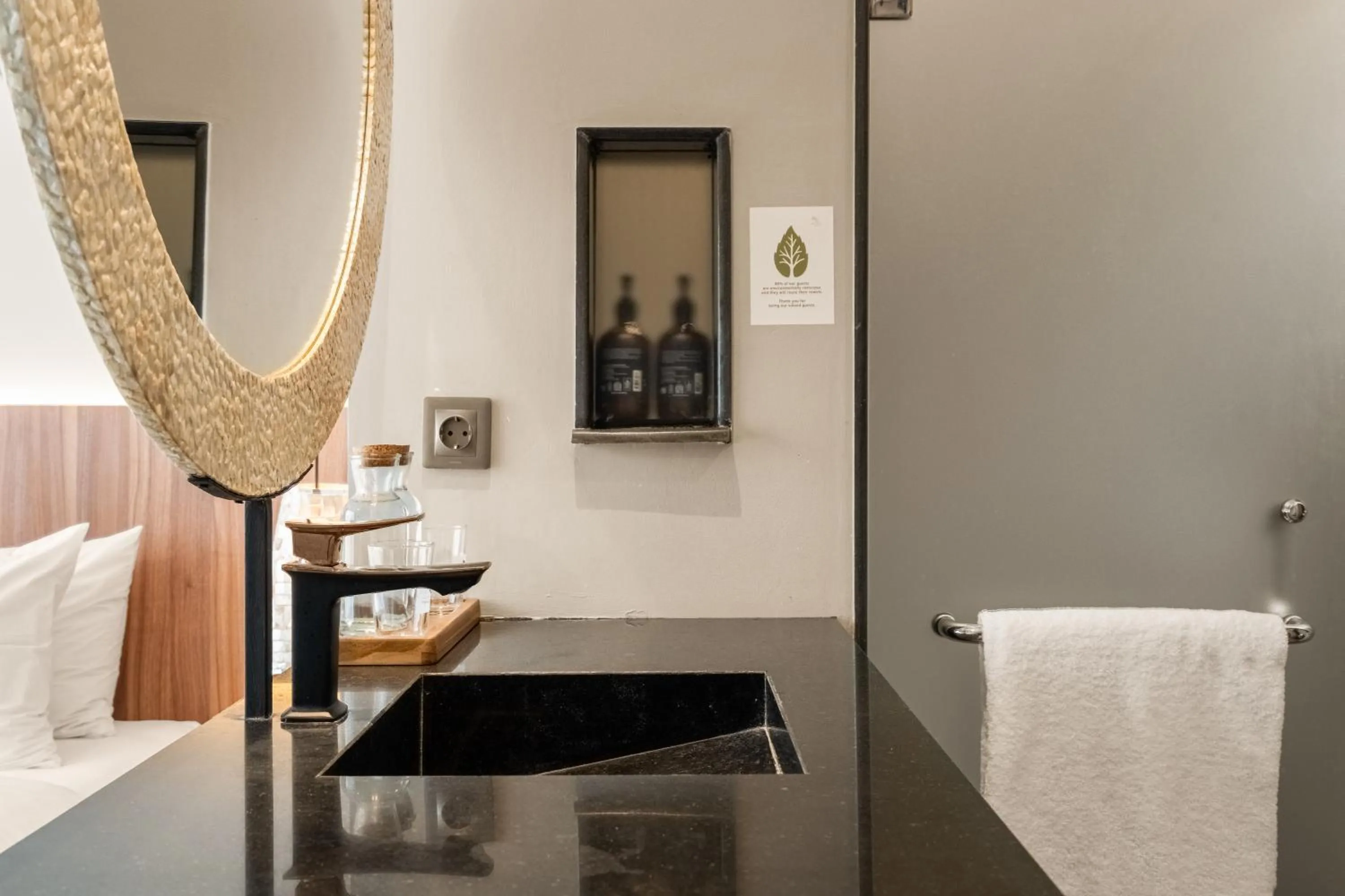 Bathroom, Bed in Baliris Canggu Villa by Betterplace
