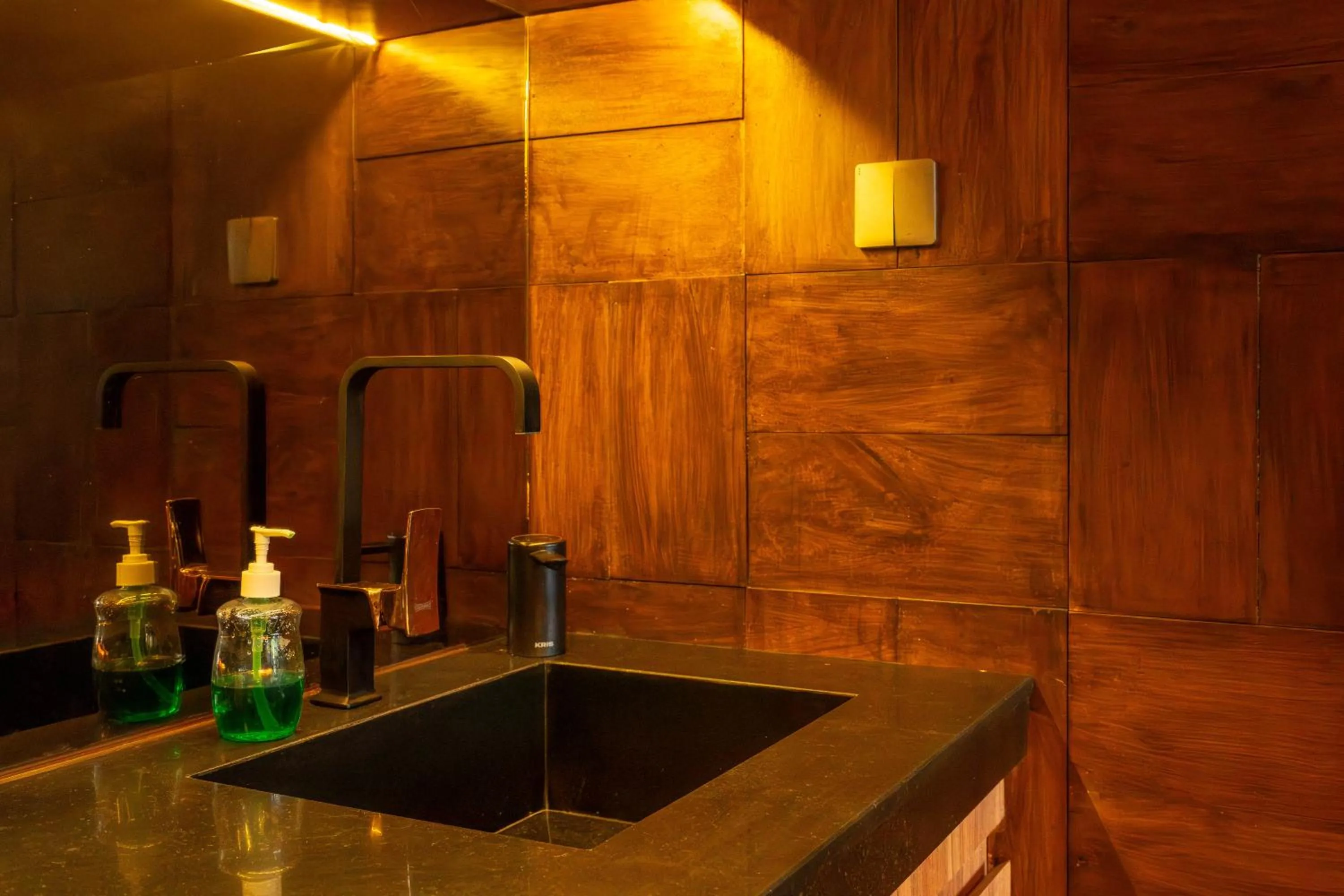 Kitchen or kitchenette in Baliris Canggu Villa by Betterplace