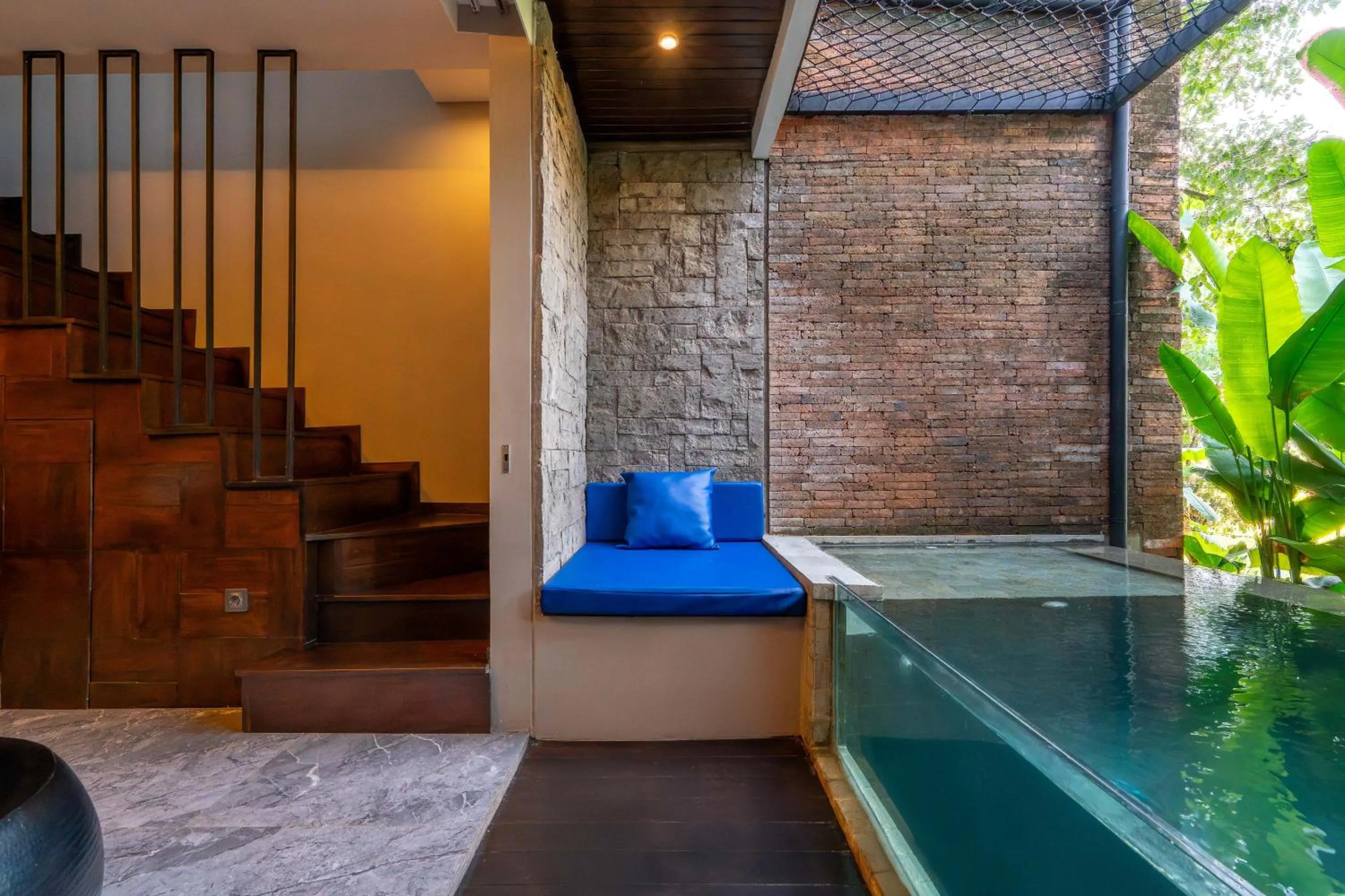 Seating area in Baliris Canggu Villa by Betterplace