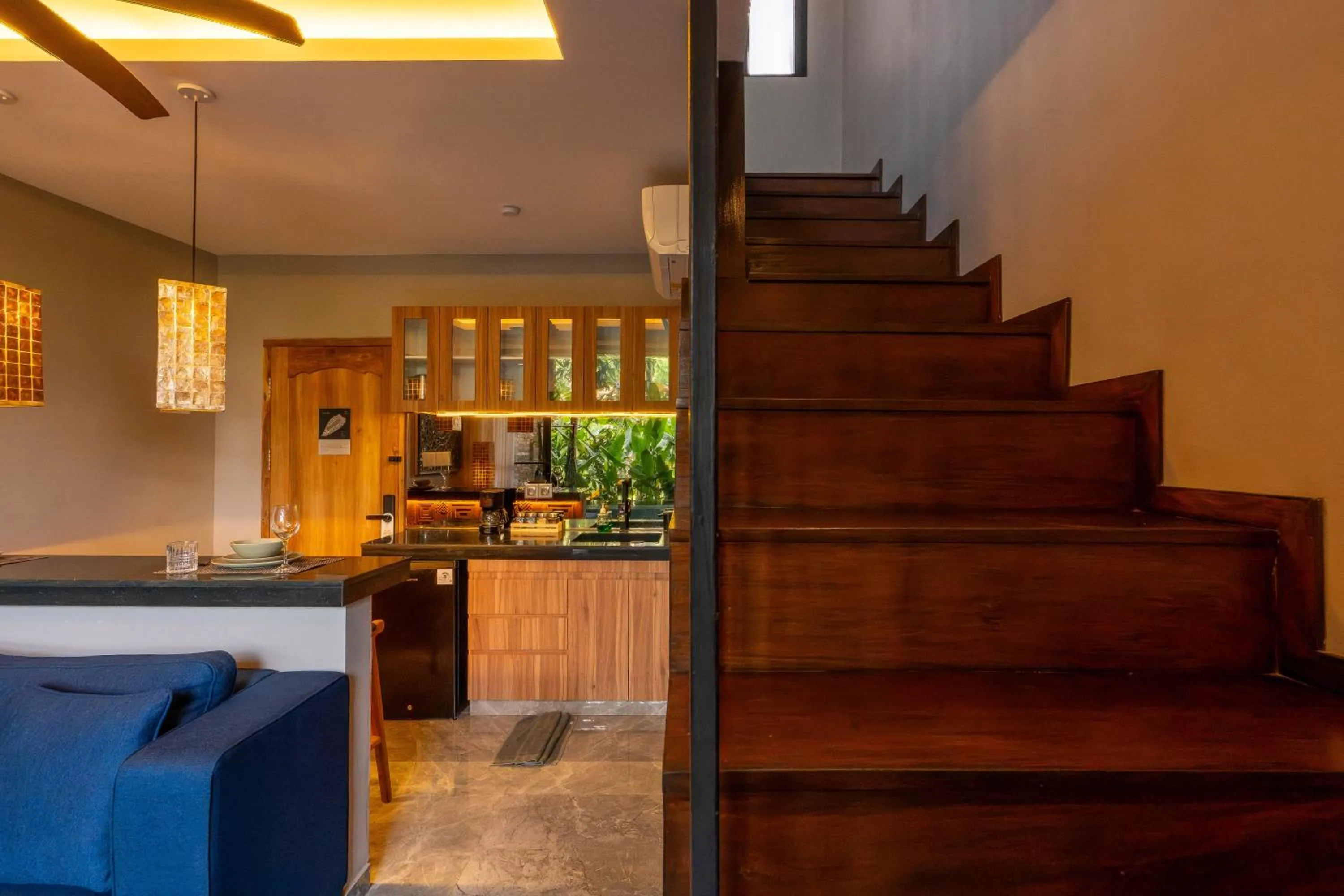 Kitchen or kitchenette in Baliris Canggu Villa by Betterplace
