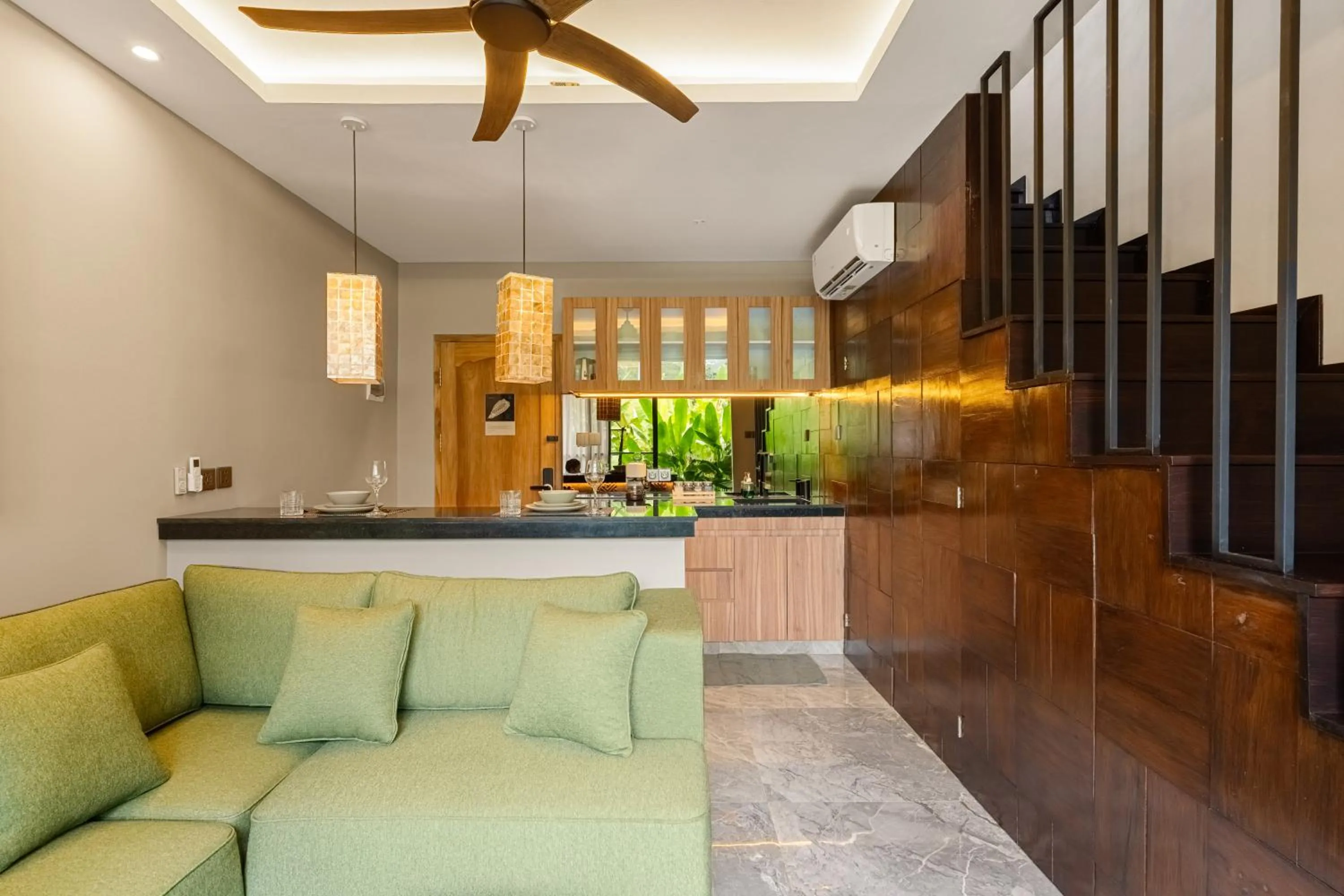 Living room in Baliris Canggu Villa by Betterplace