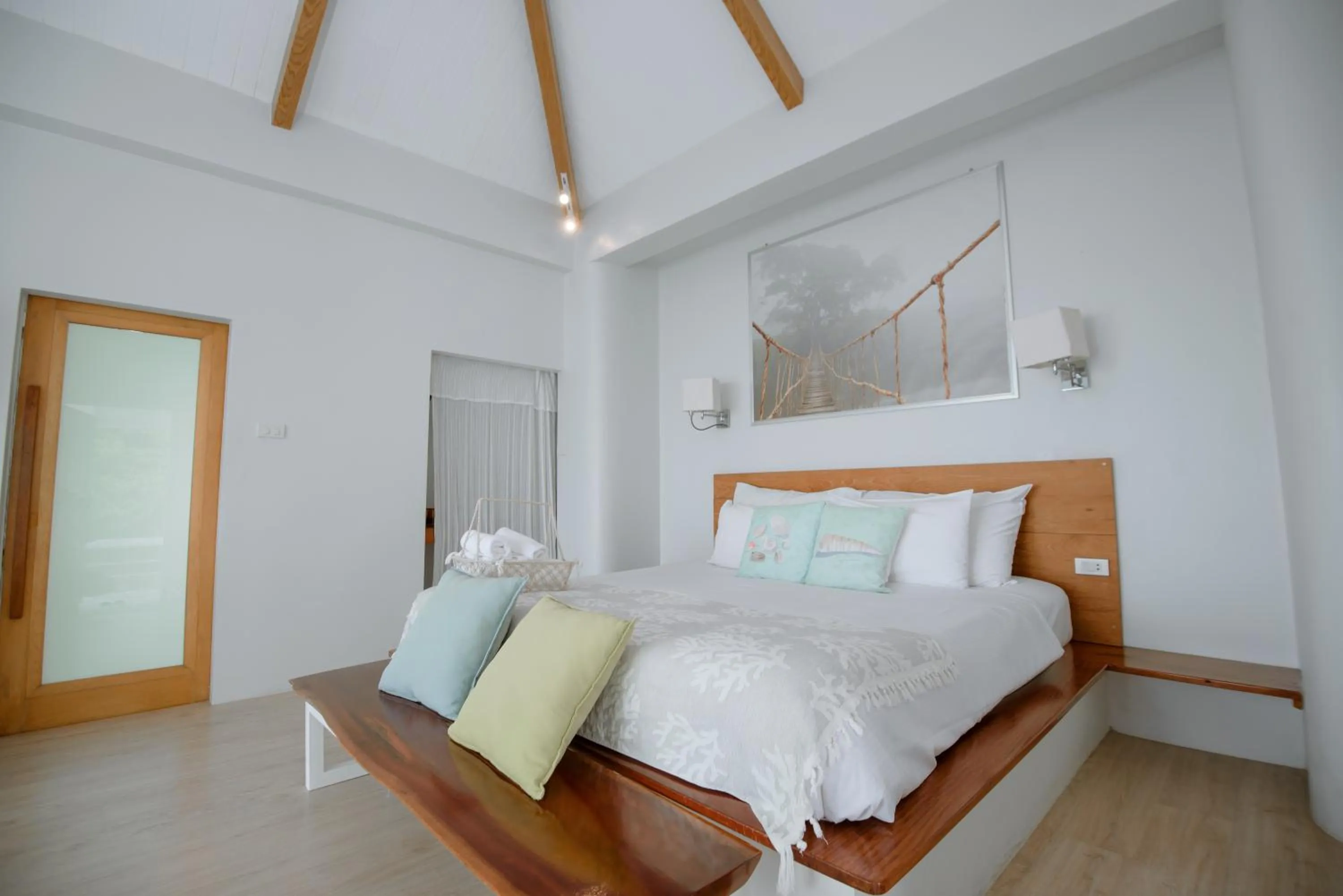 Bed in Seashell Village Resort