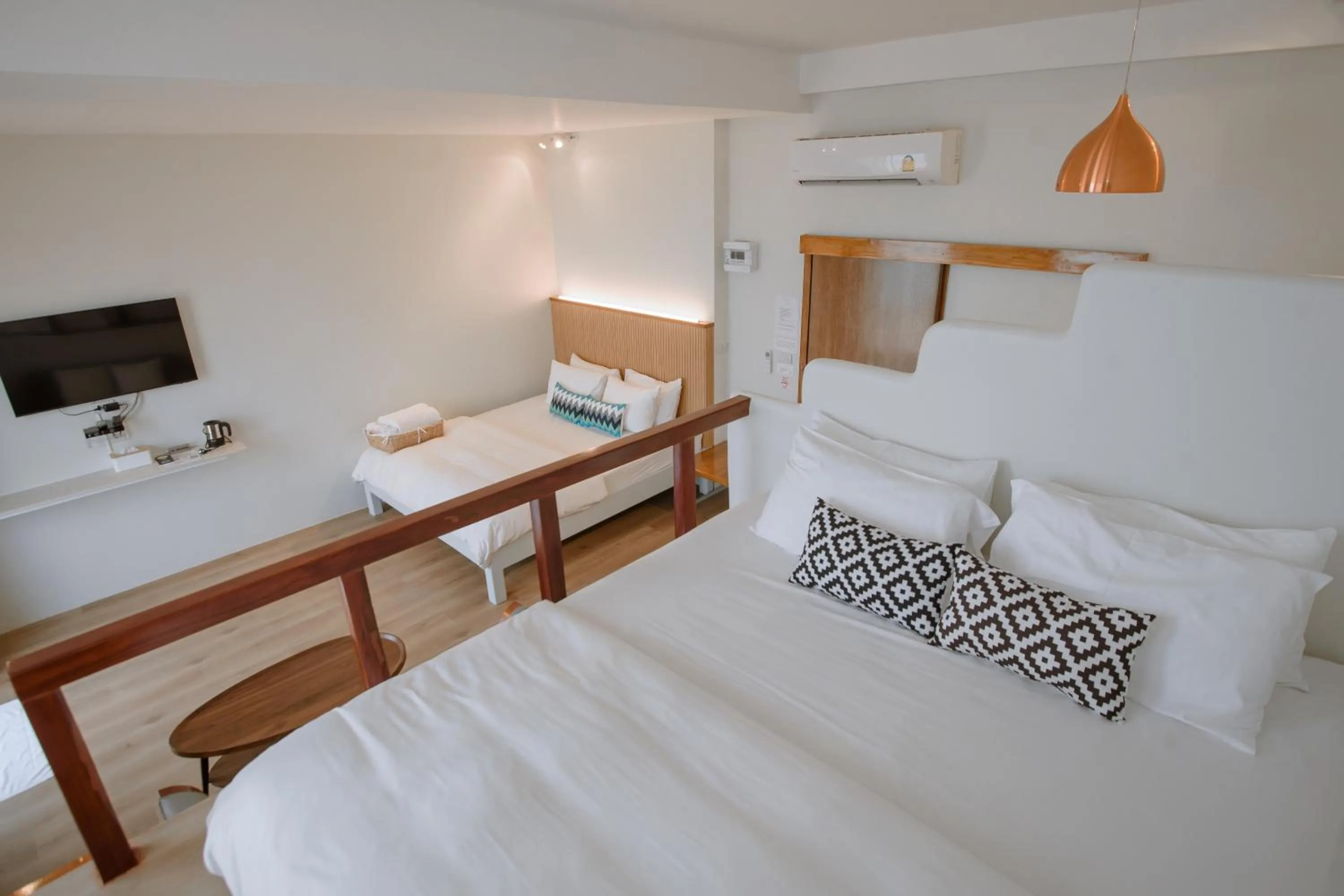 Bed in Seashell Village Resort