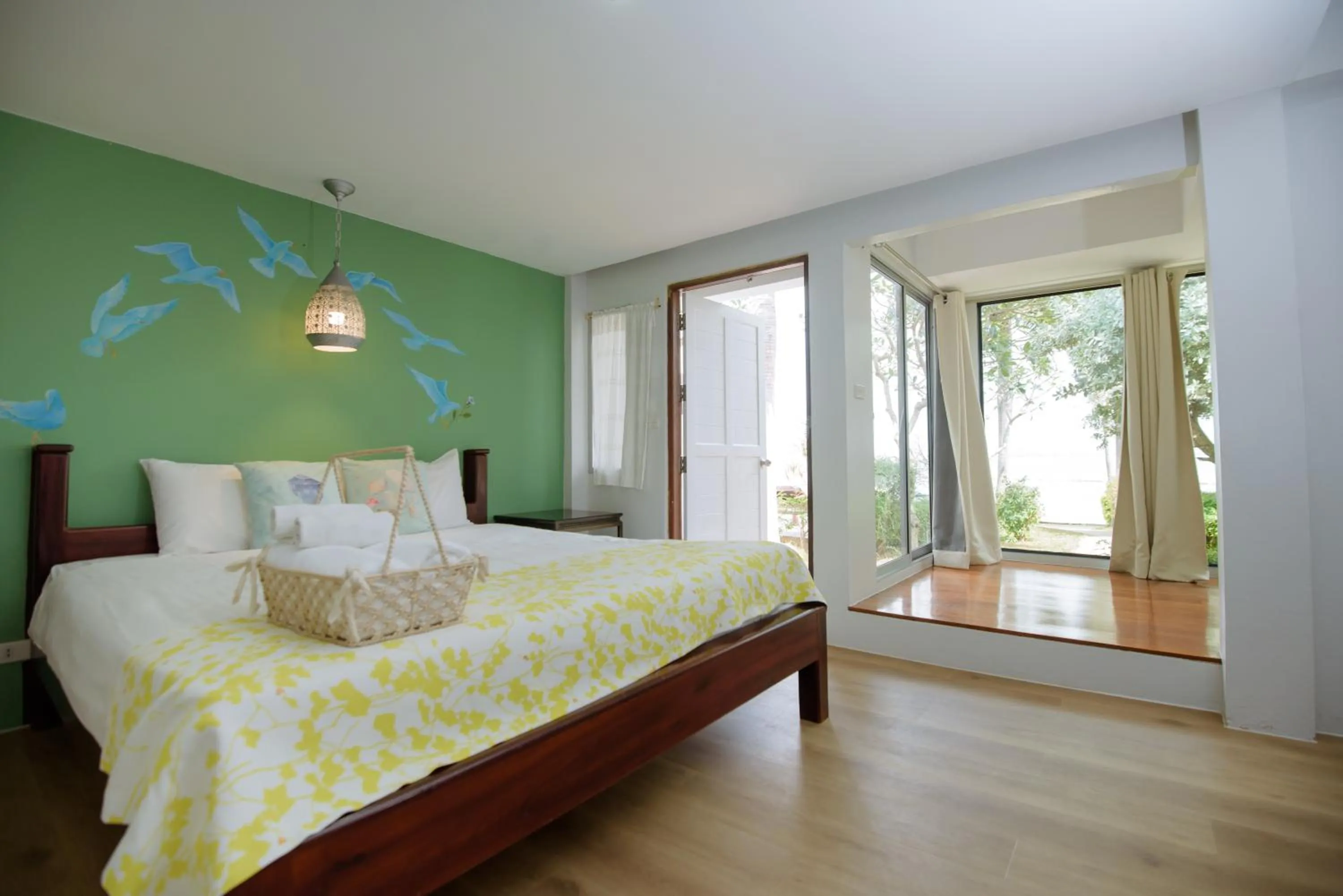 Bed in Seashell Village Resort