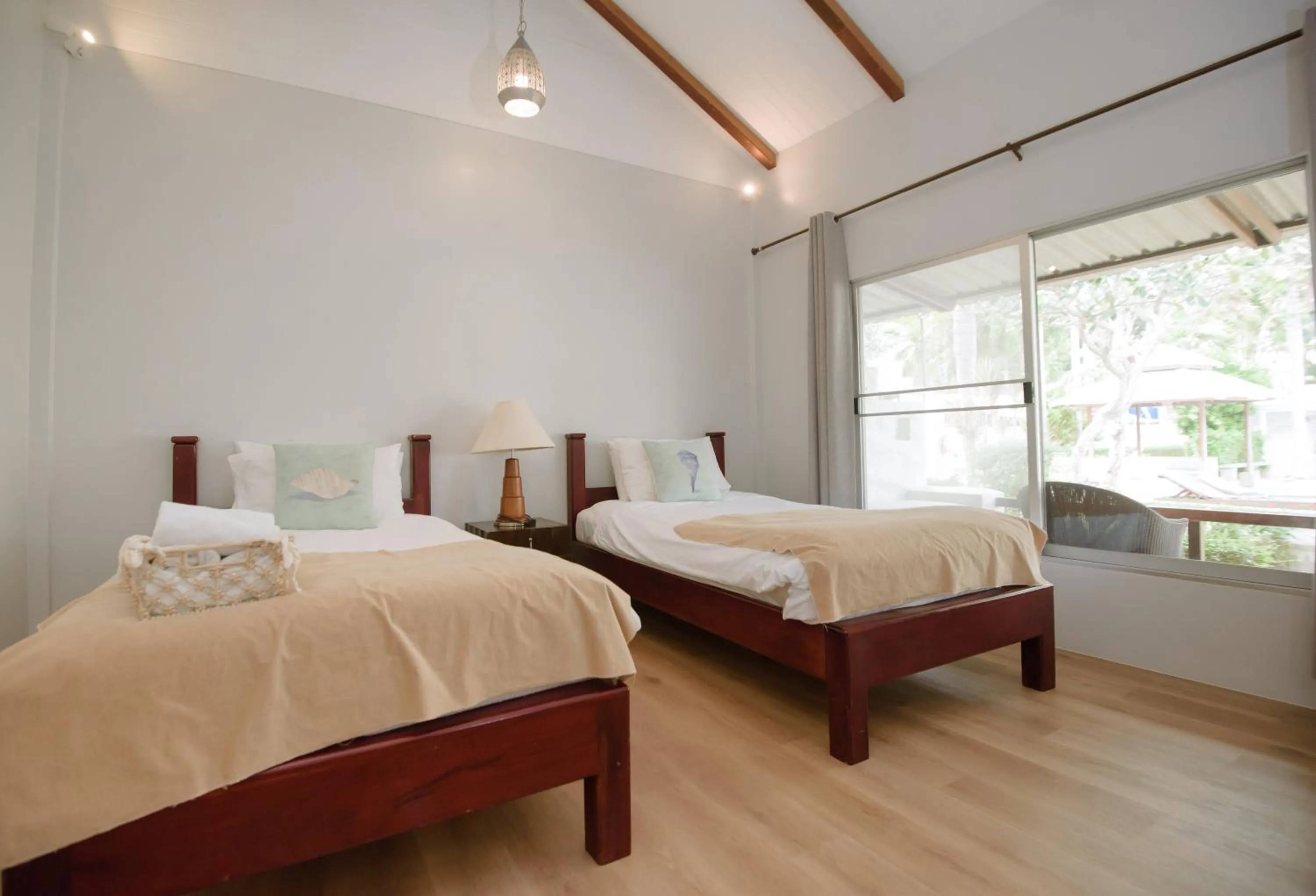 Bed in Seashell Village Resort