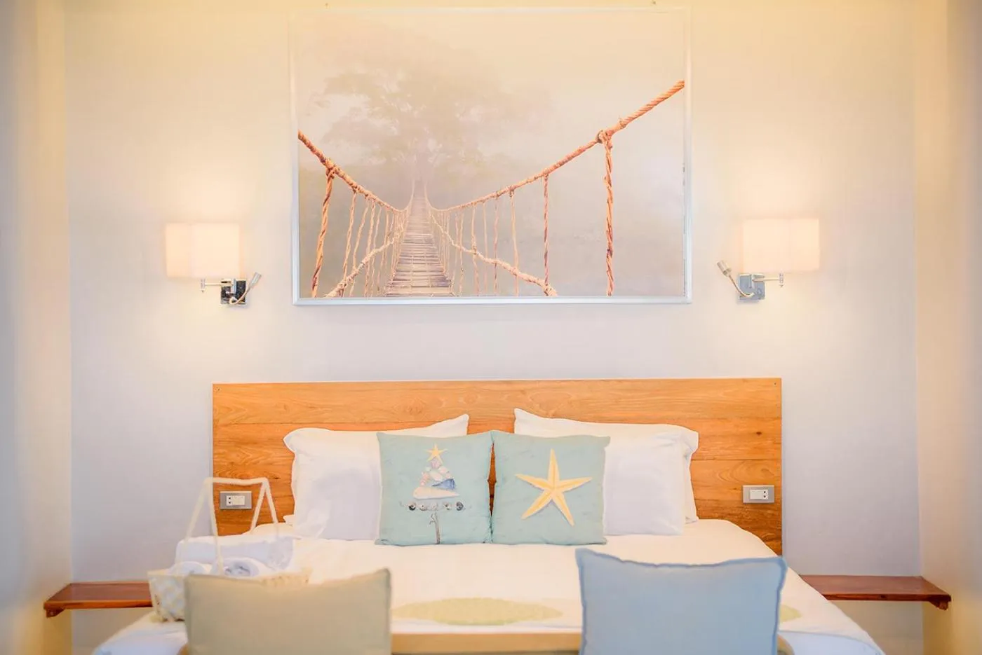 Bed in Seashell Village Resort