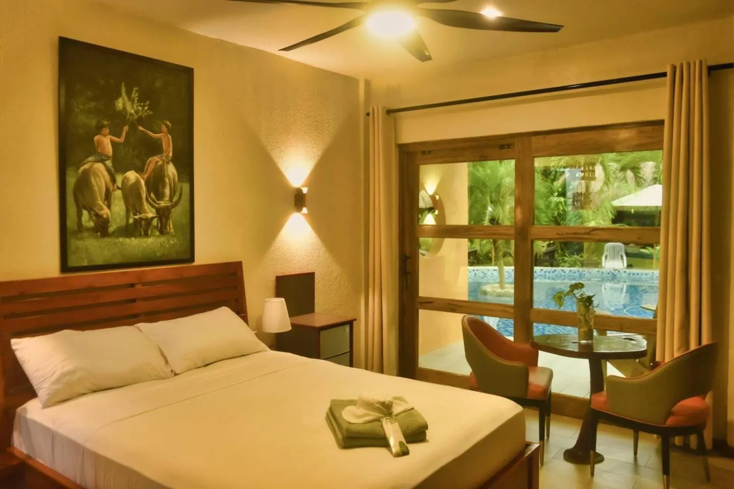 Bed in P1 Resort