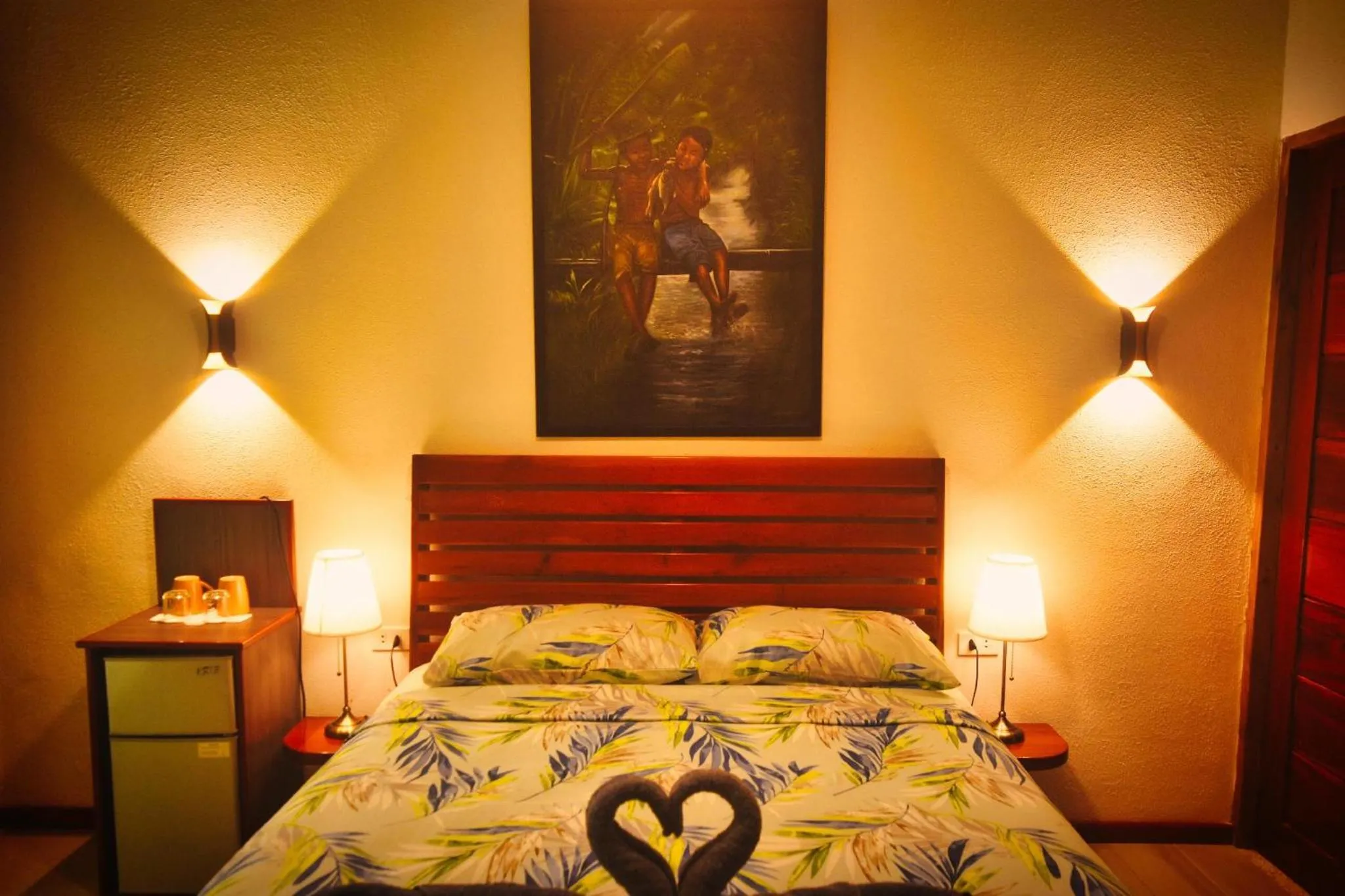 Bed in P1 Resort
