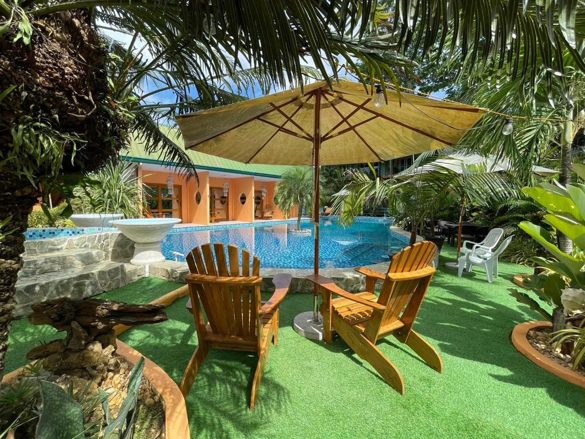 Swimming pool in P1 Resort
