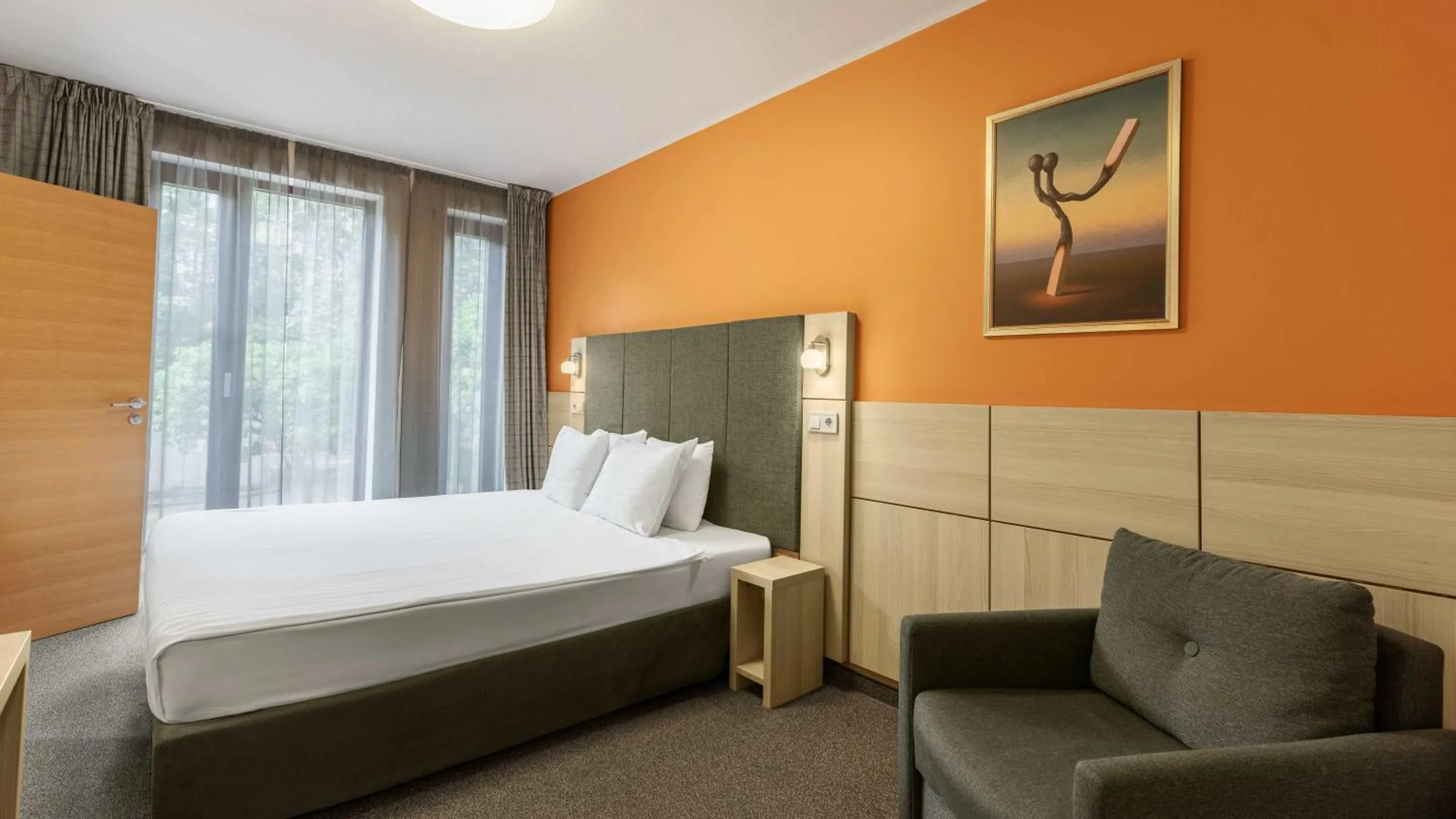 Bed in Wellton Riga Hotel & SPA