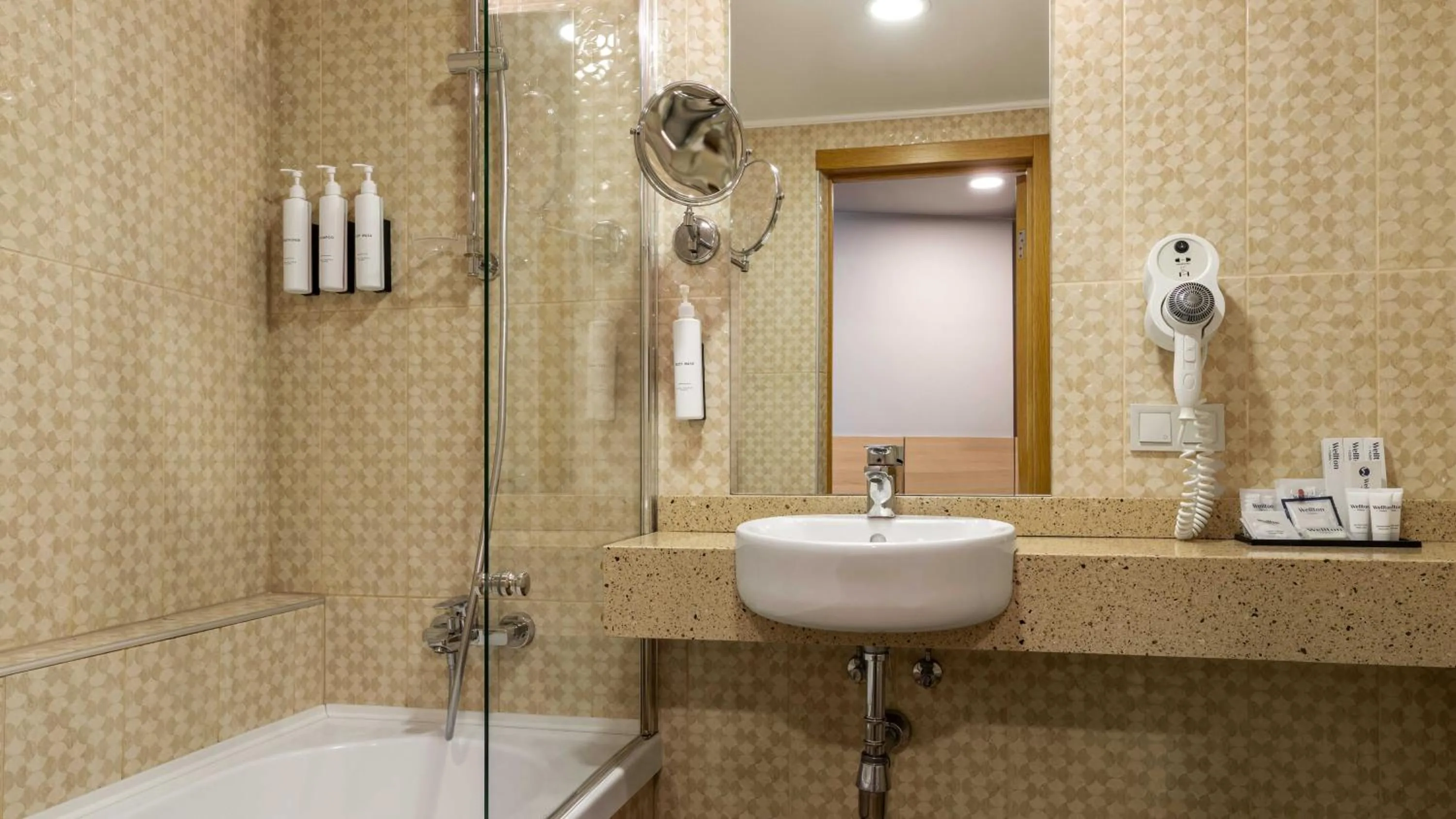 Bathroom in Wellton Riga Hotel & SPA