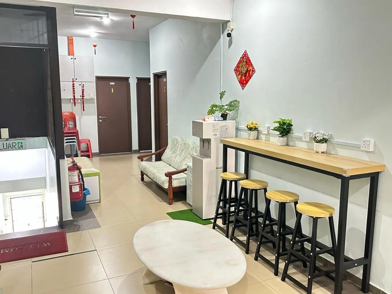 Seating area in Hotel O Kledang Menglembu