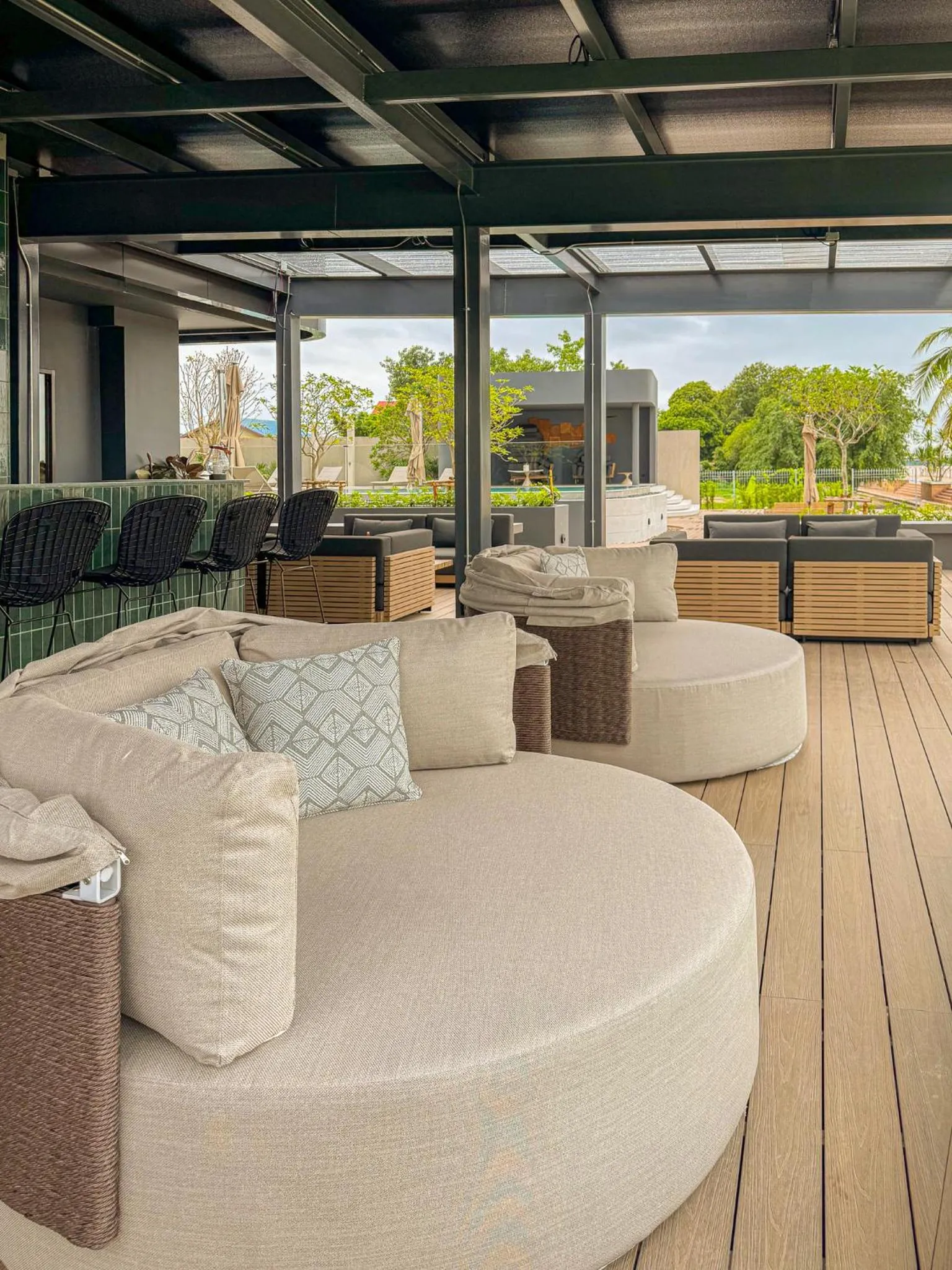 Balcony/Terrace in LePont Riverfront Resort Nongkhai