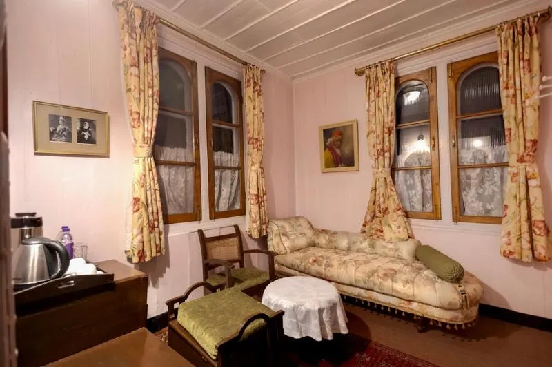 Seating area in Windamere Hotel - A Colonial Heritage