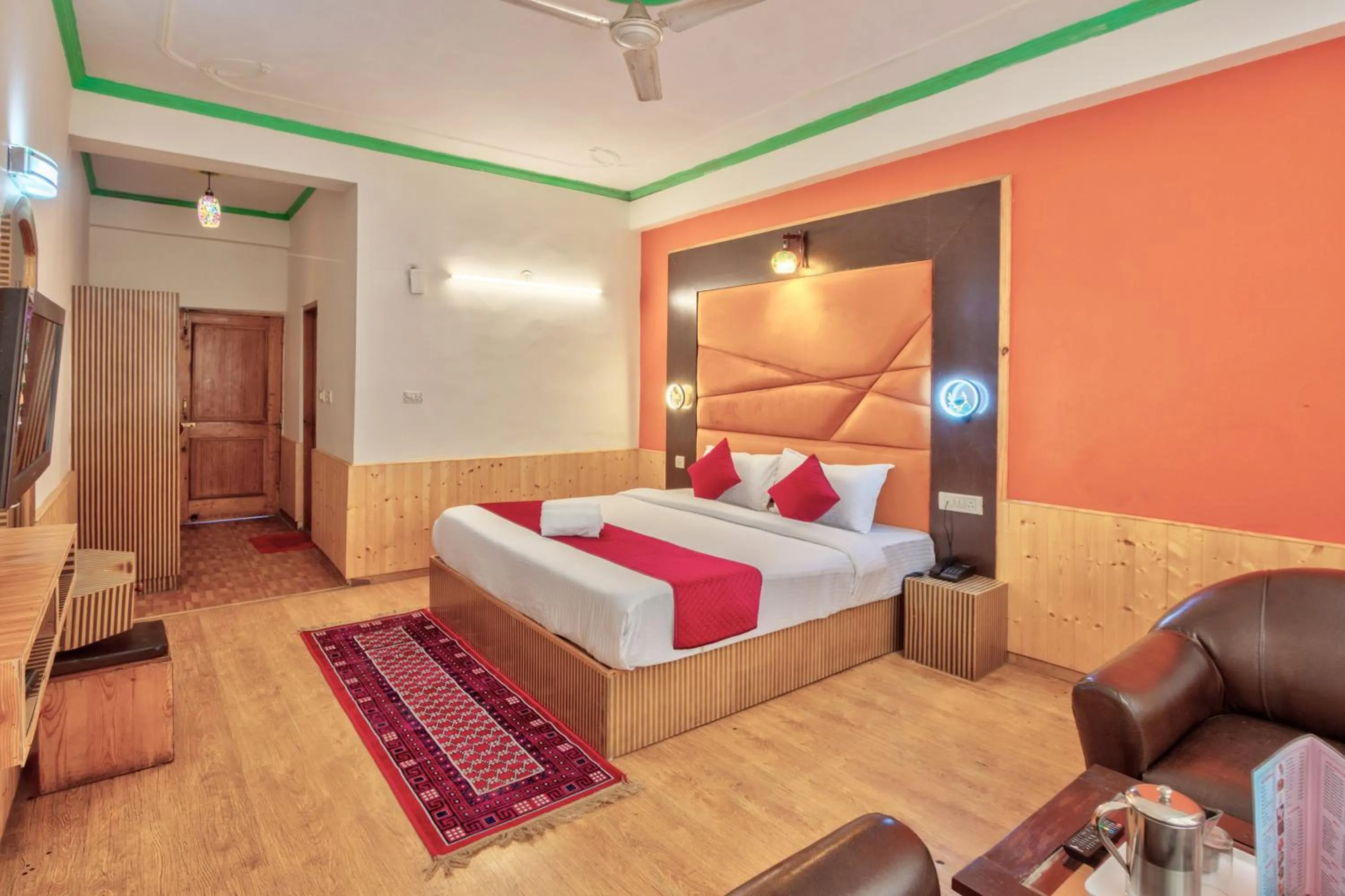 Bed in Hotel Day Night