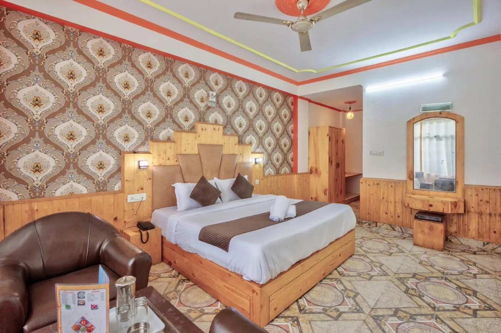 Bed in Hotel Day Night