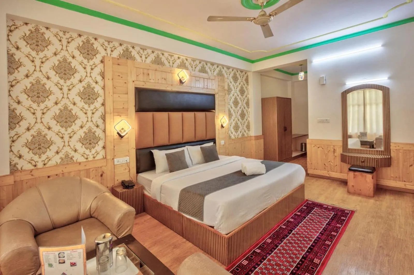 Bed in Hotel Day Night