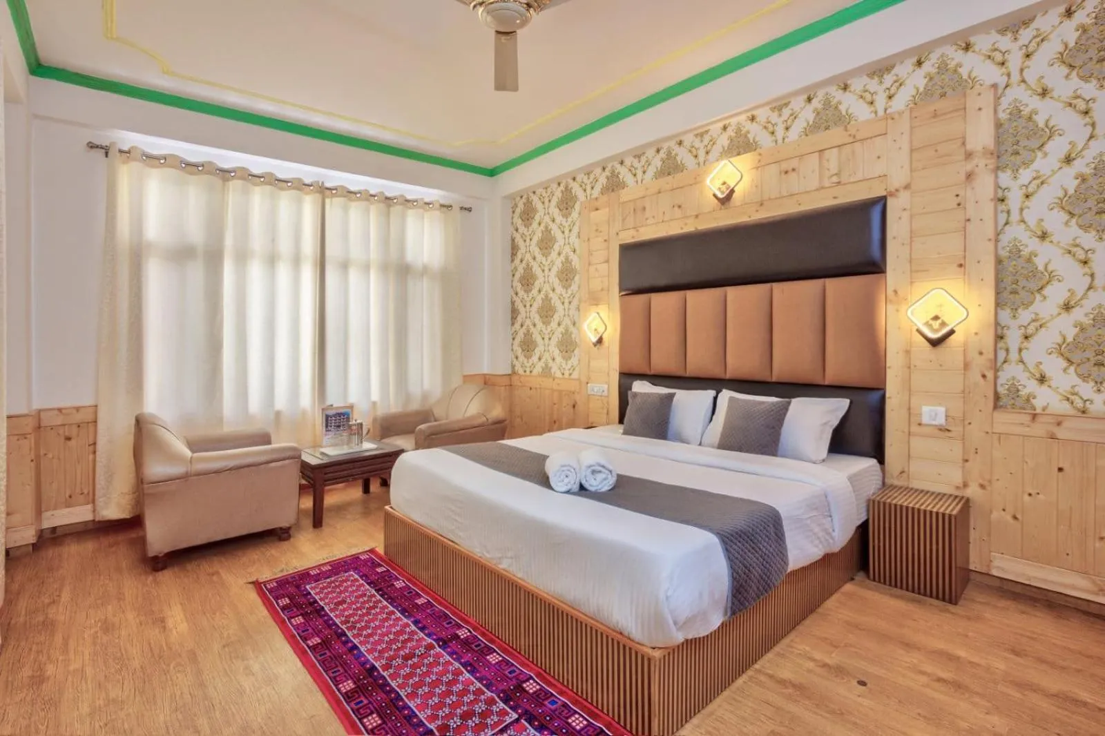 Bed in Hotel Day Night