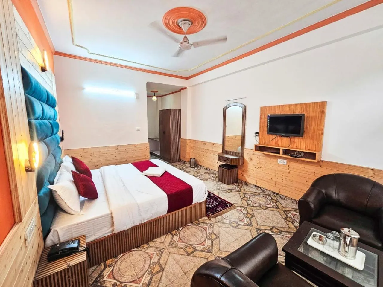Bed in Hotel Day Night