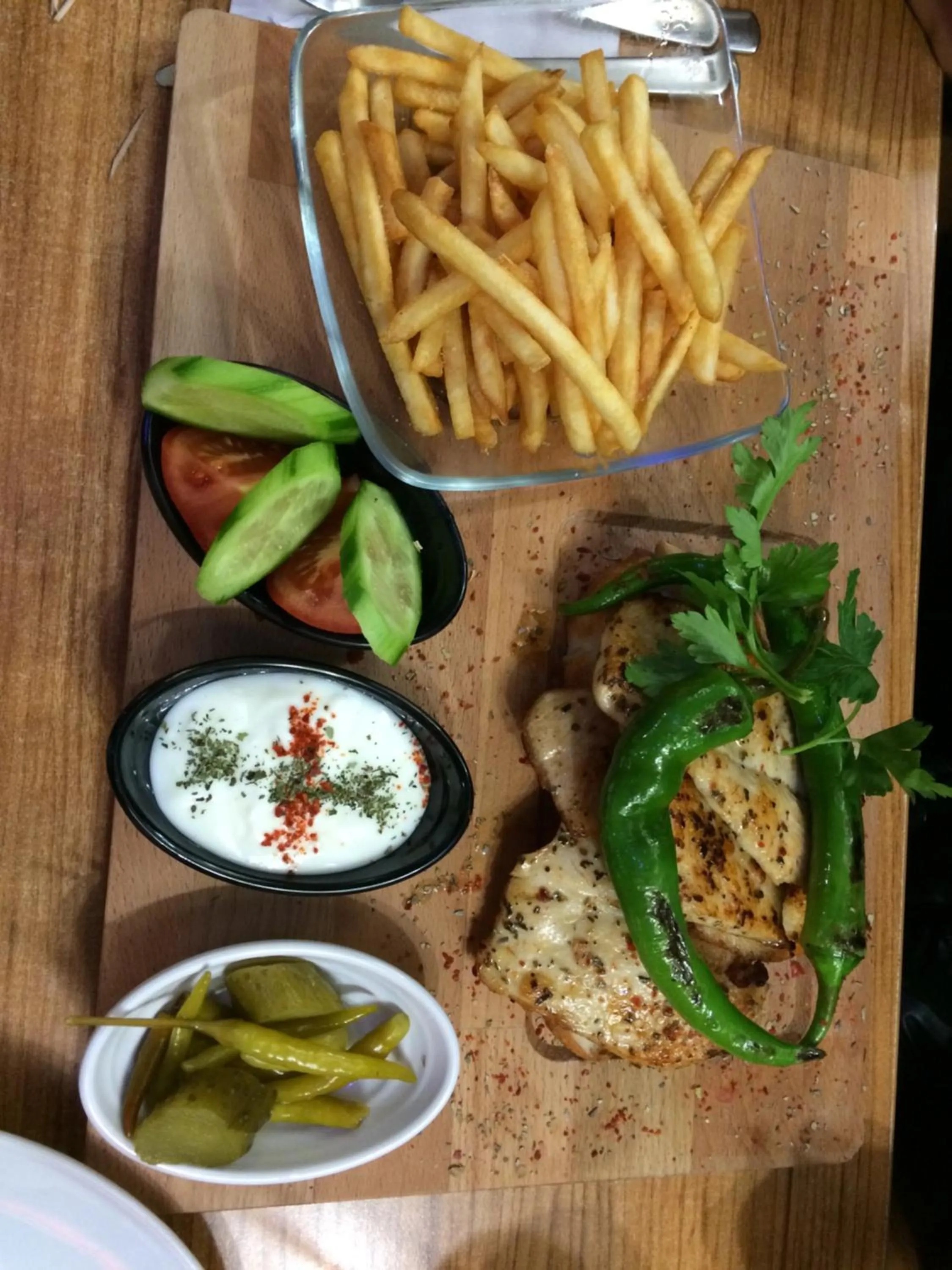 Food close-up in Bayraktar Hotel